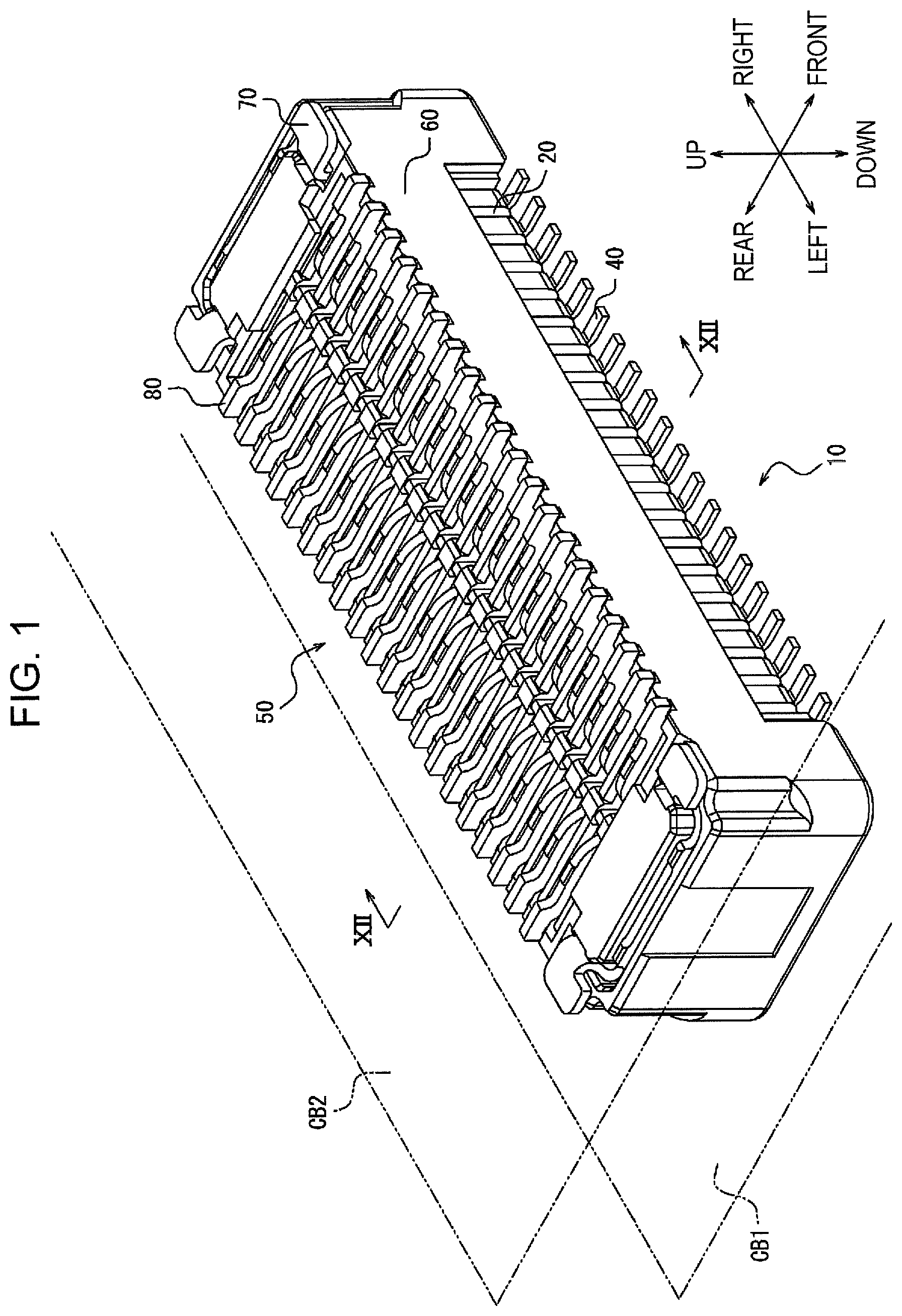 Patent US12586937 — Connector and electronic device — Figure 1