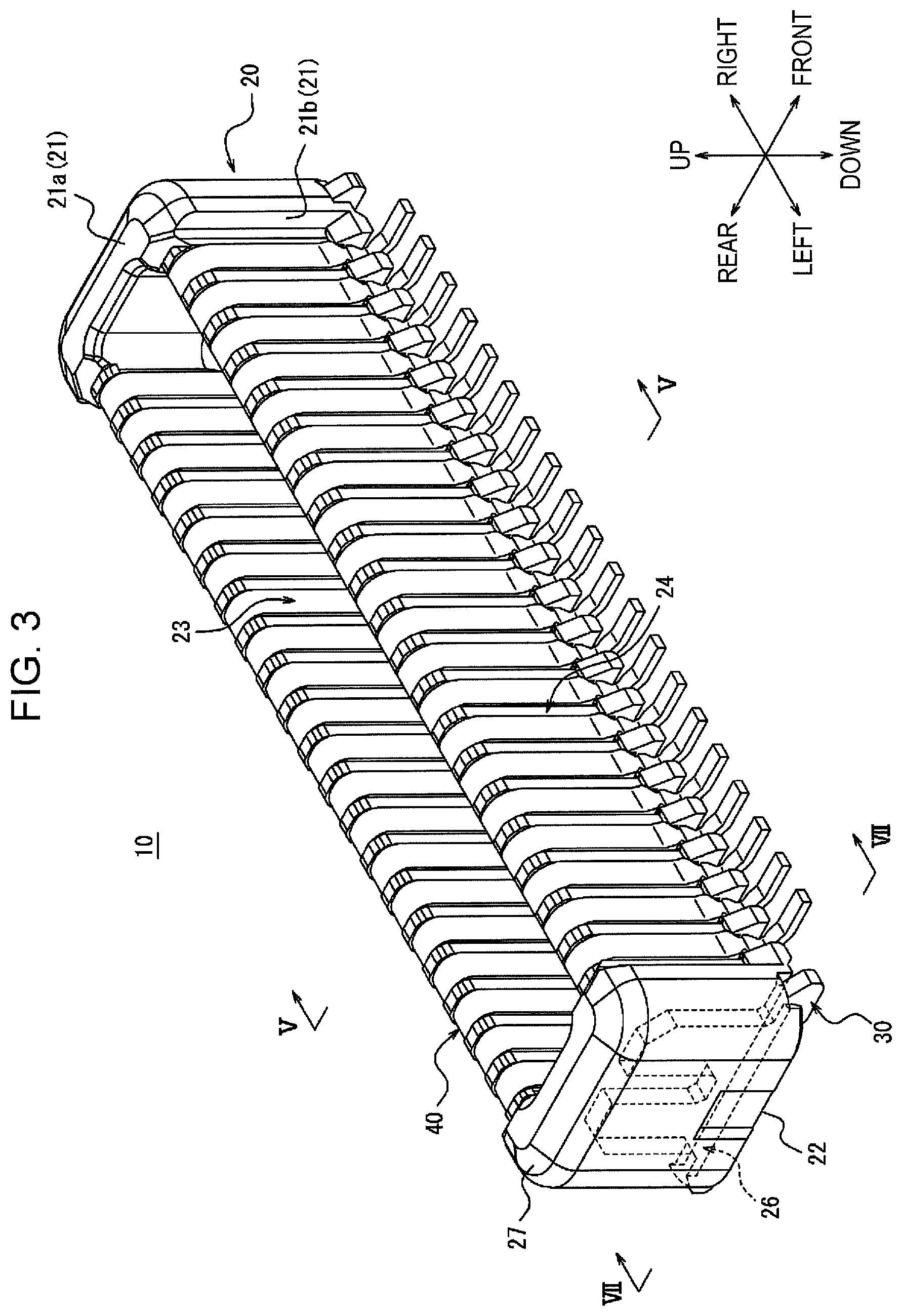 Patent US12586937 Figure 3 – Connector and electronic device