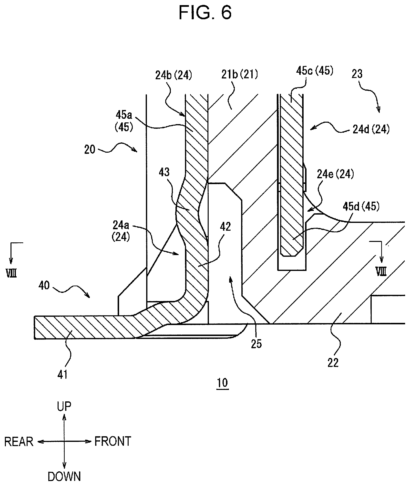 Patent US12586937 Figure 6 – Connector and electronic device