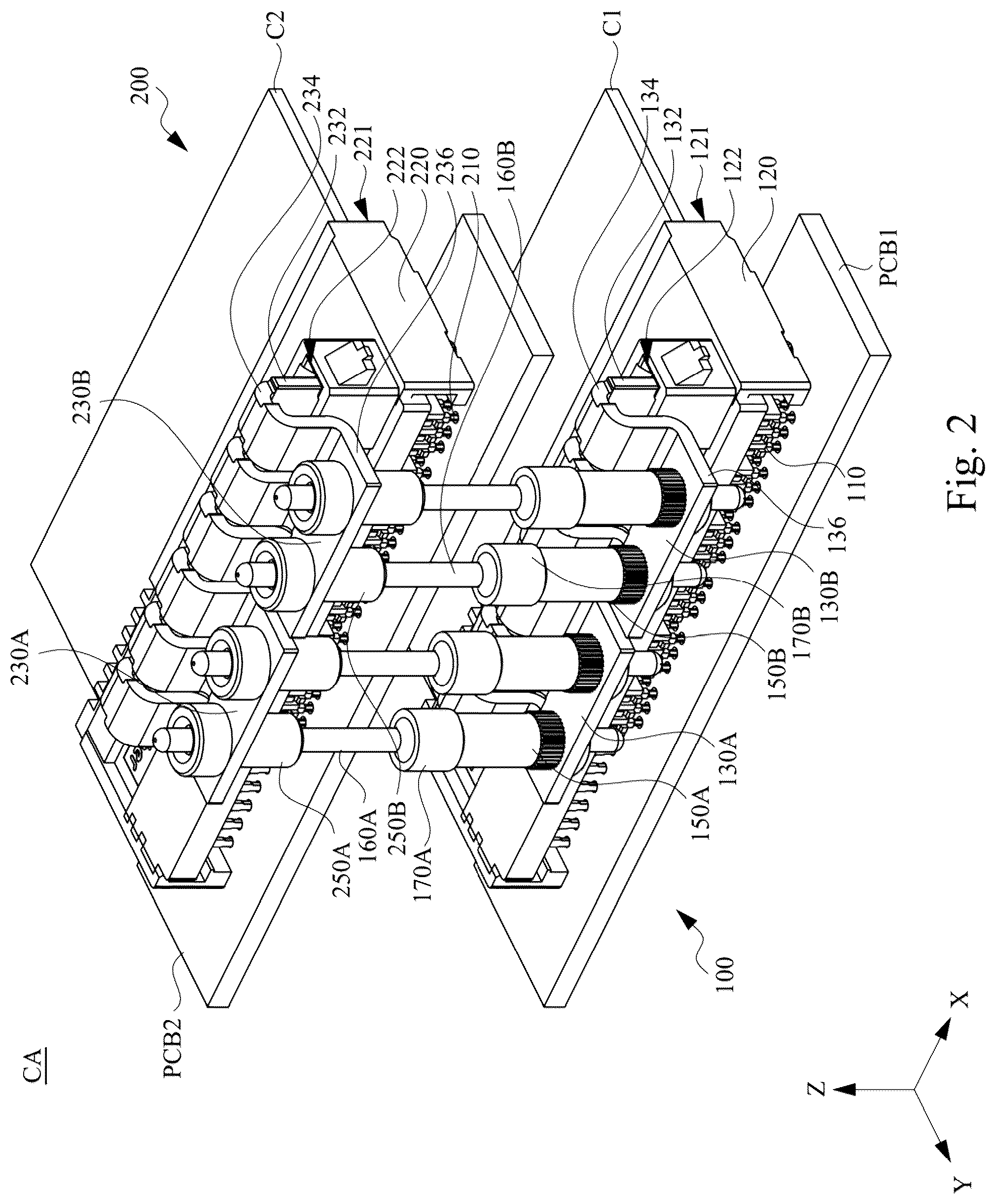 Patent US12586938 Figure 2 – Connector assembly and connector