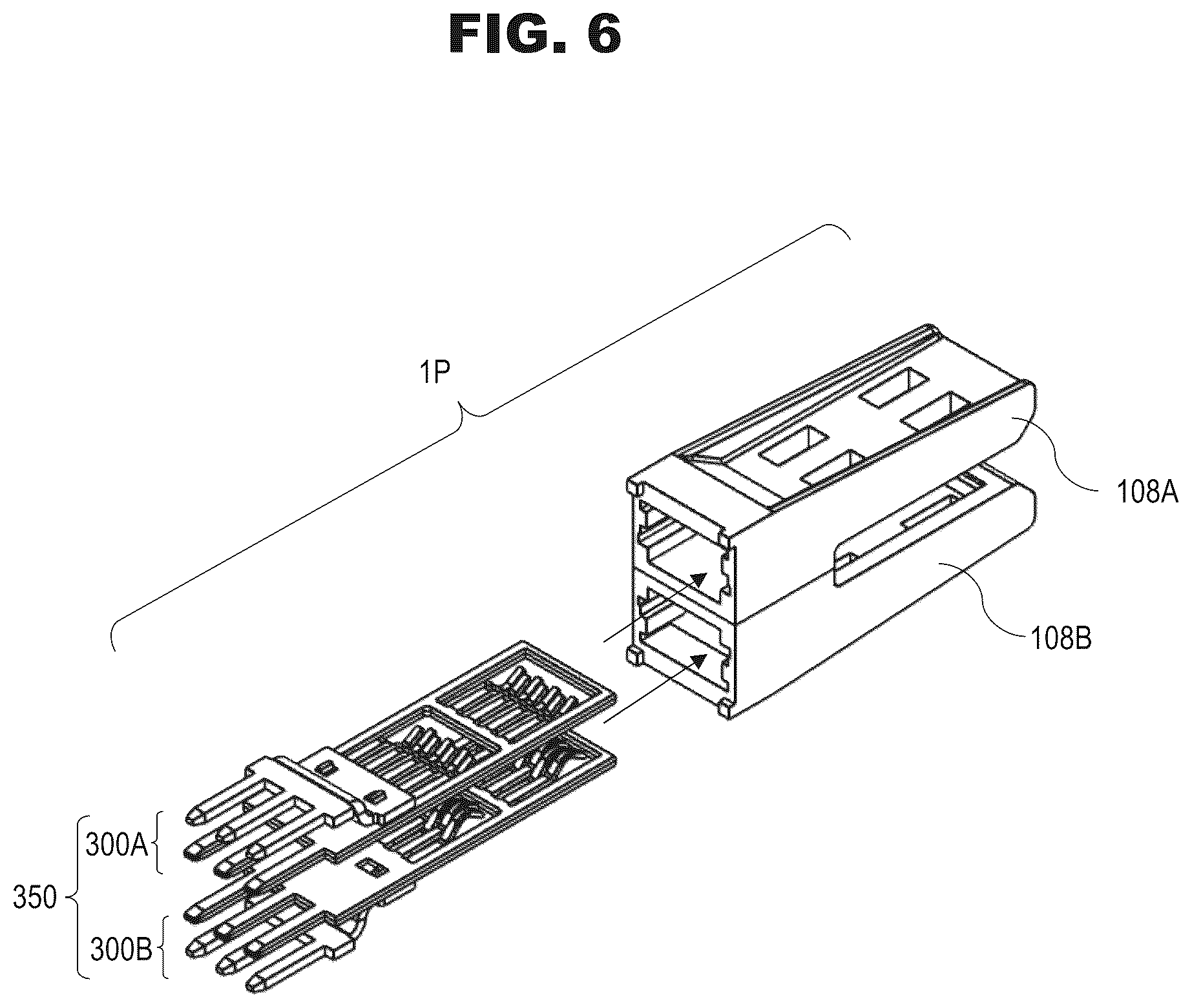 Patent US12586940 Figure 6 – Electrical connector and power terminal