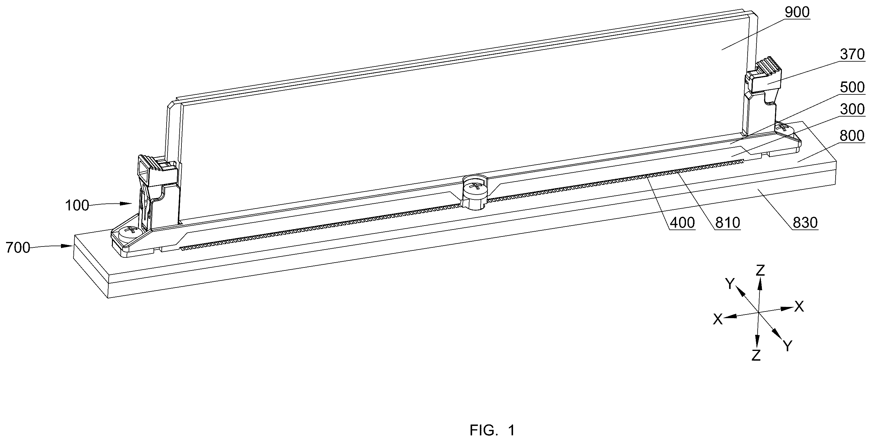 Patent US12586941 Figure 1 – Field installable card edge connector