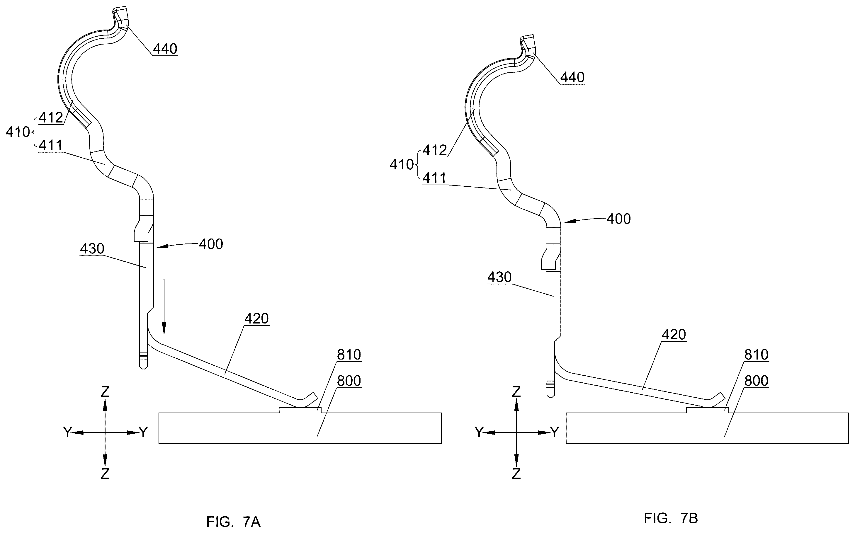 Patent US12586941 Figure 7 – Field installable card edge connector