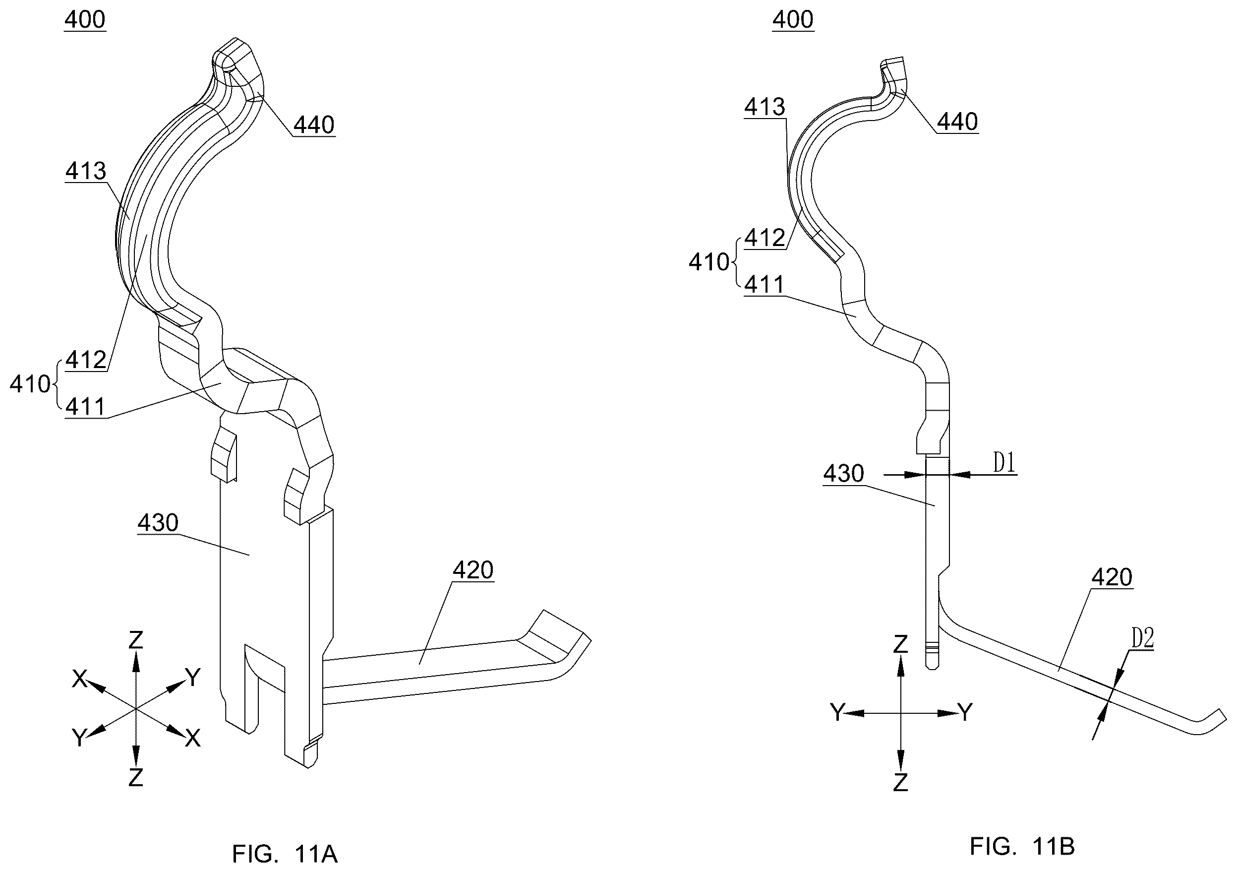 Patent US12586941 Figure 11 – Field installable card edge connector