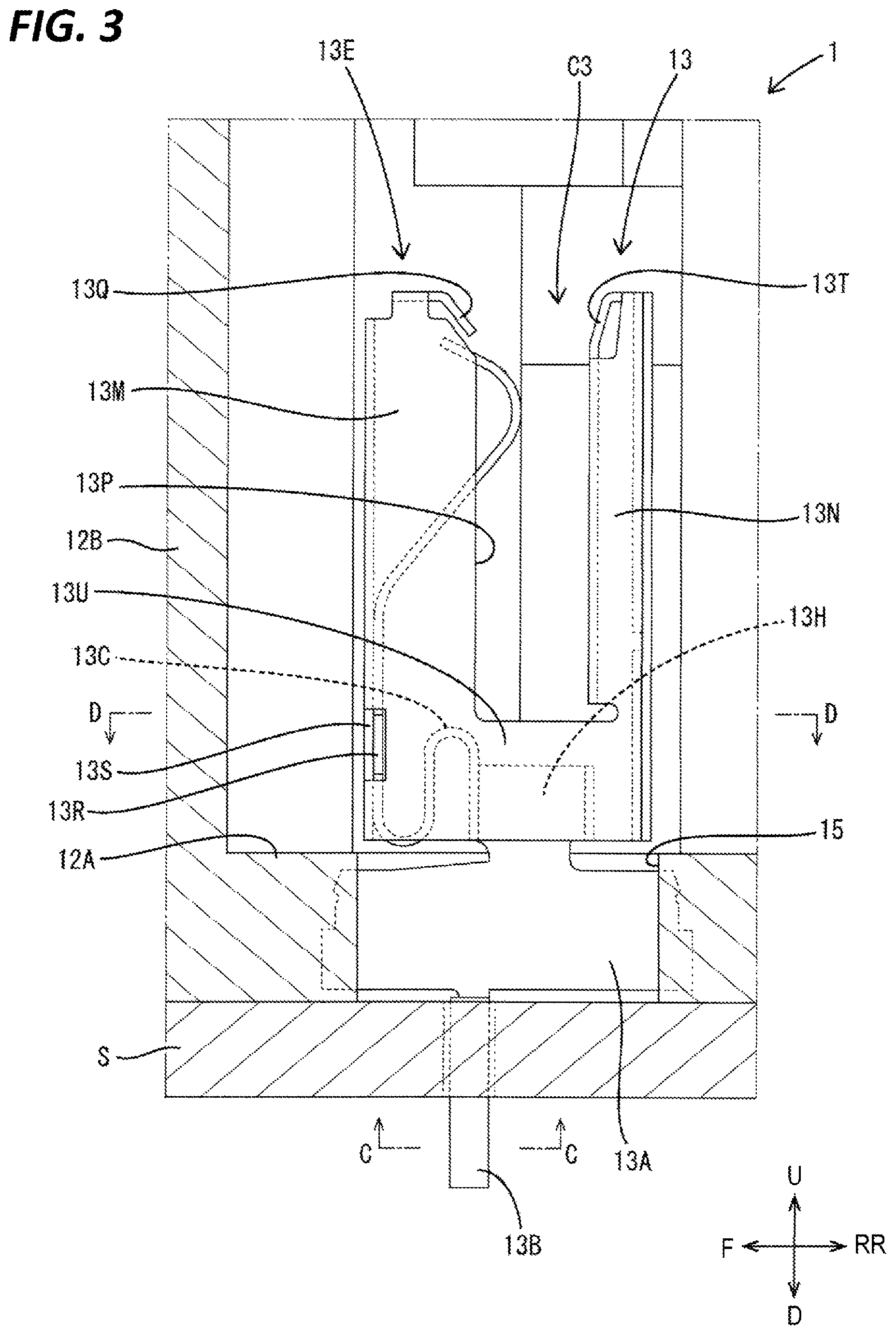 Patent US12586942 Figure 3 – Card edge connector
