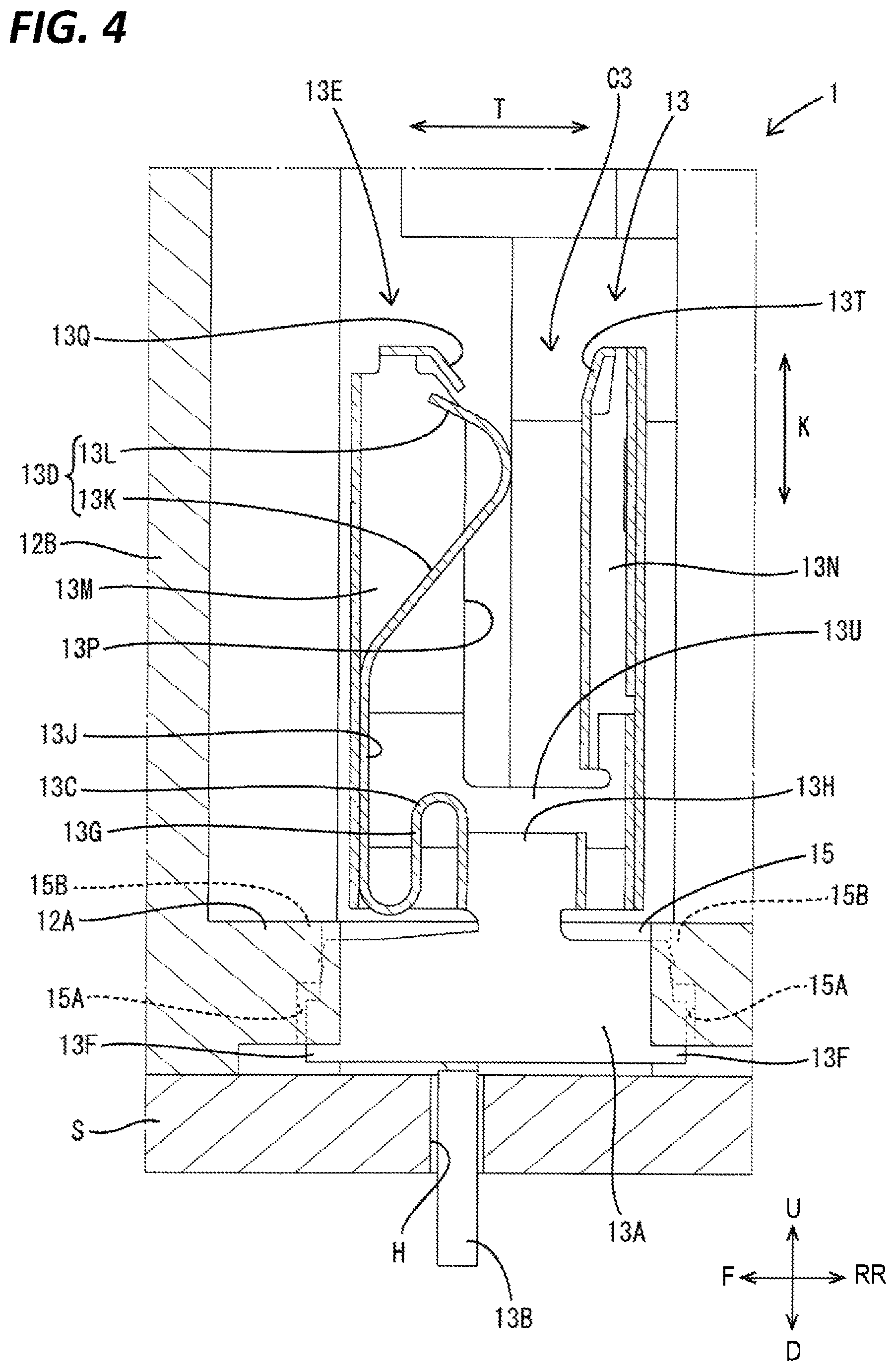 Patent US12586942 Figure 4 – Card edge connector