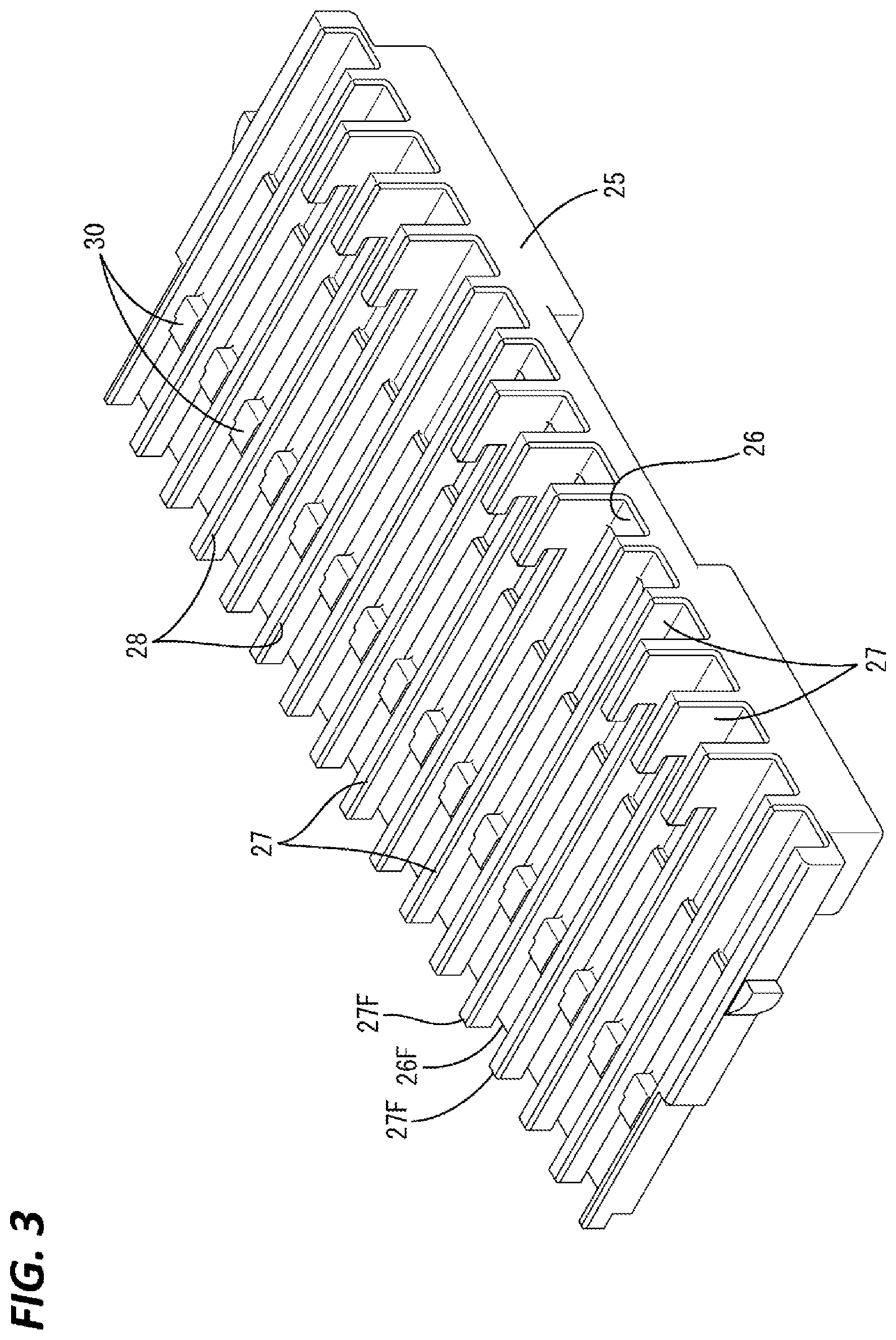 Patent US12586946 Figure 3 – Connector with reduced height