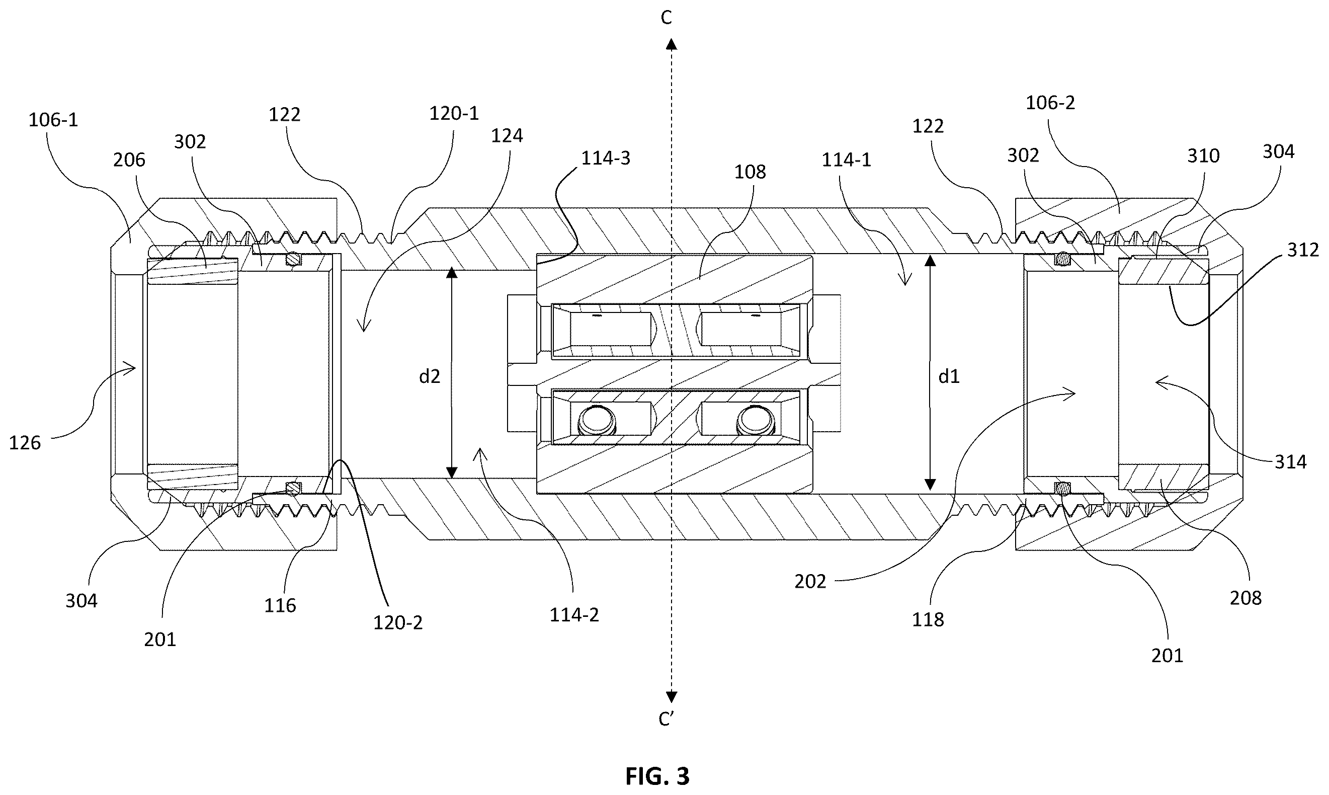 Patent US12586948 Figure 3 – Cable connector assembly and a method for assembling the cable connector assembly