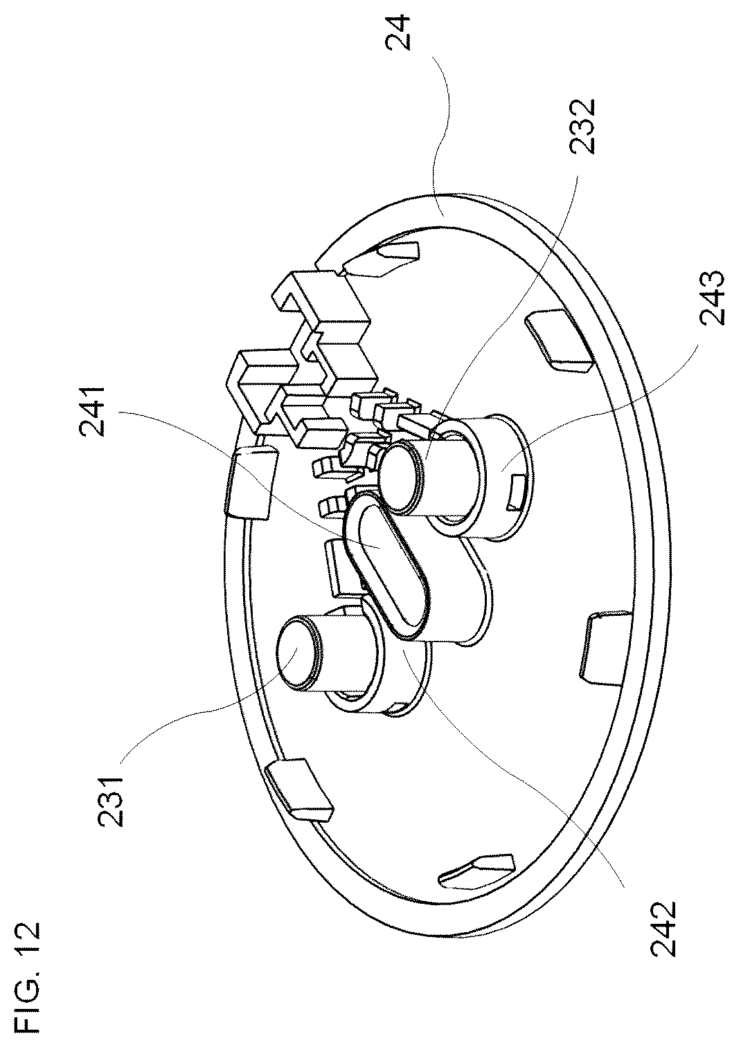 Patent US12586951 Figure 12 – Connection apparatus for electrical connection with a portable device