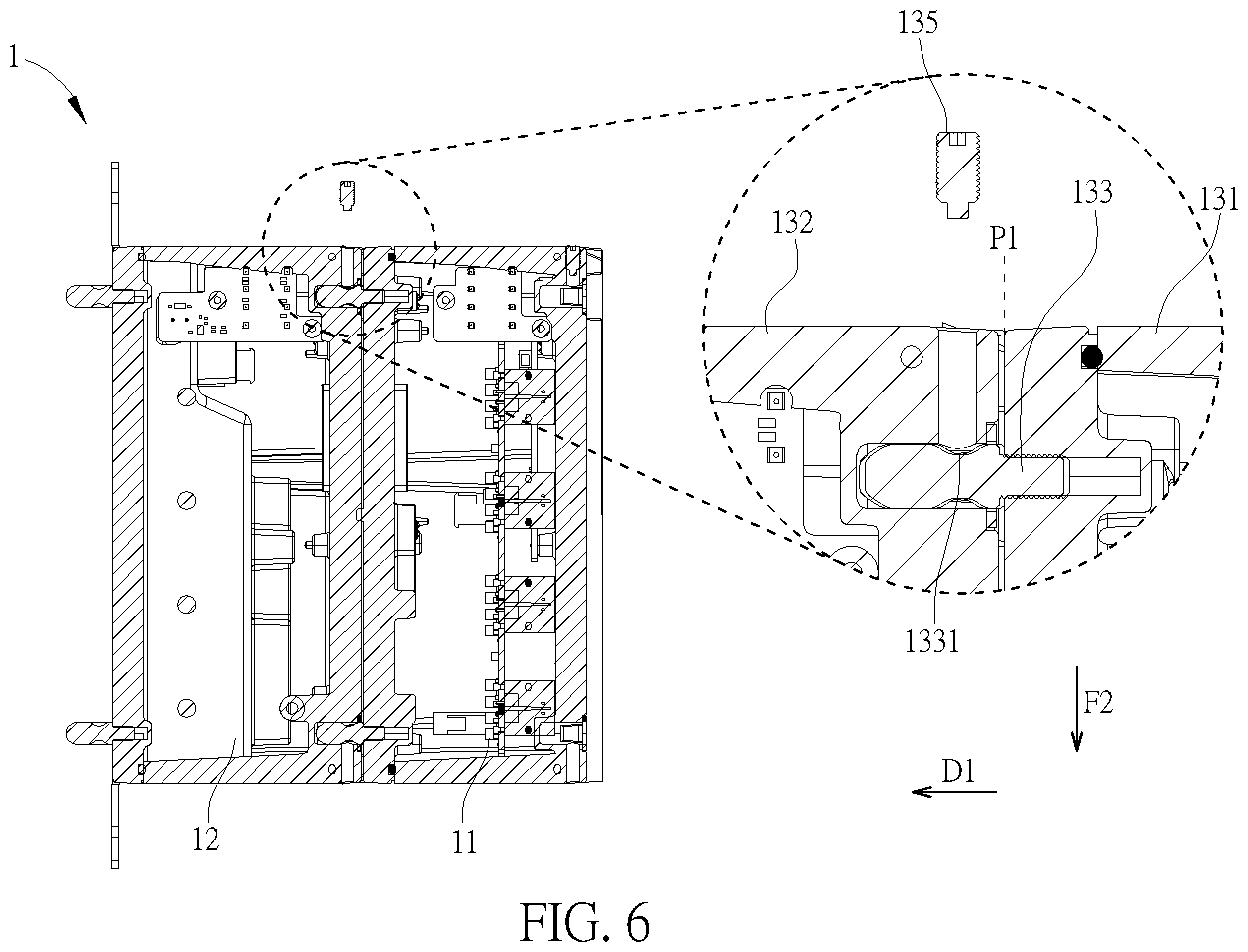 Patent US12586952 Figure 6 – Connecting assembly and related electronic apparatus