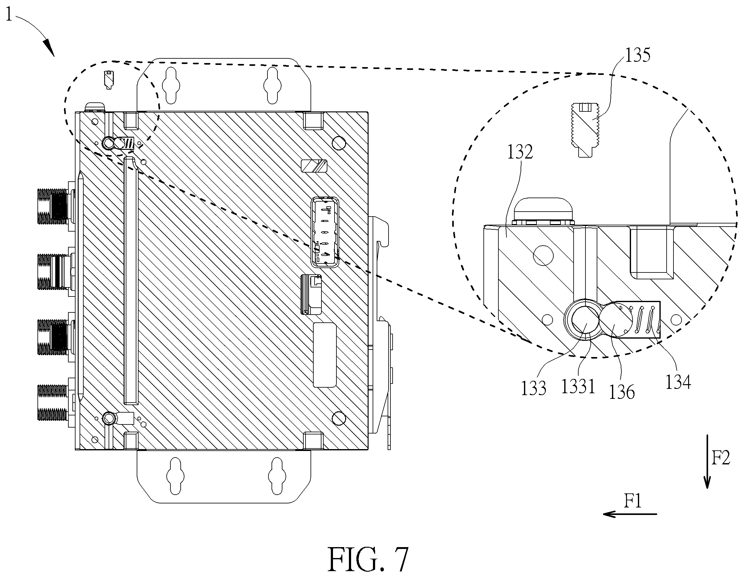 Patent US12586952 Figure 7 – Connecting assembly and related electronic apparatus