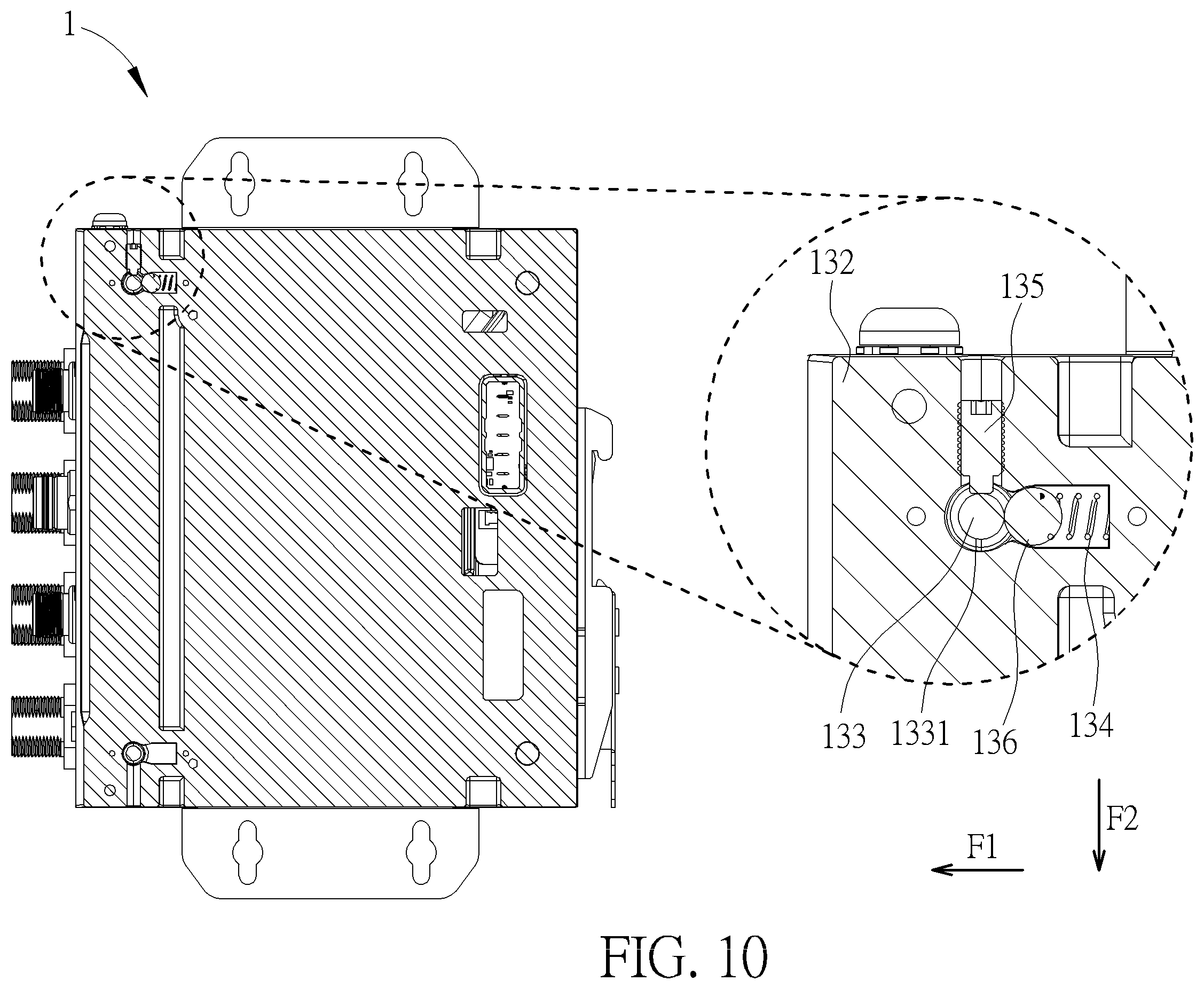 Patent US12586952 Figure 10 – Connecting assembly and related electronic apparatus