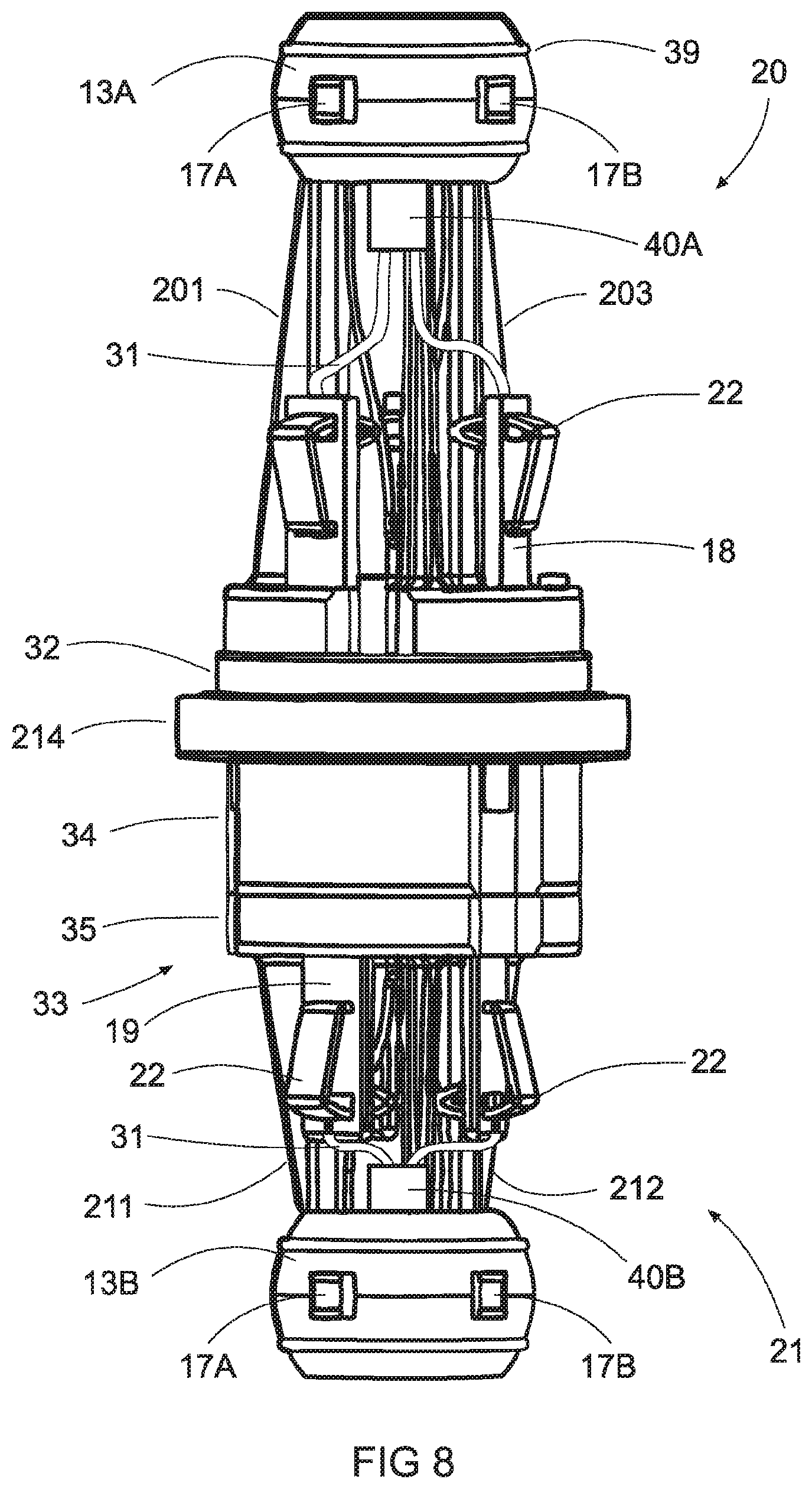 Patent US12586953 Figure 8 – Electrical connector