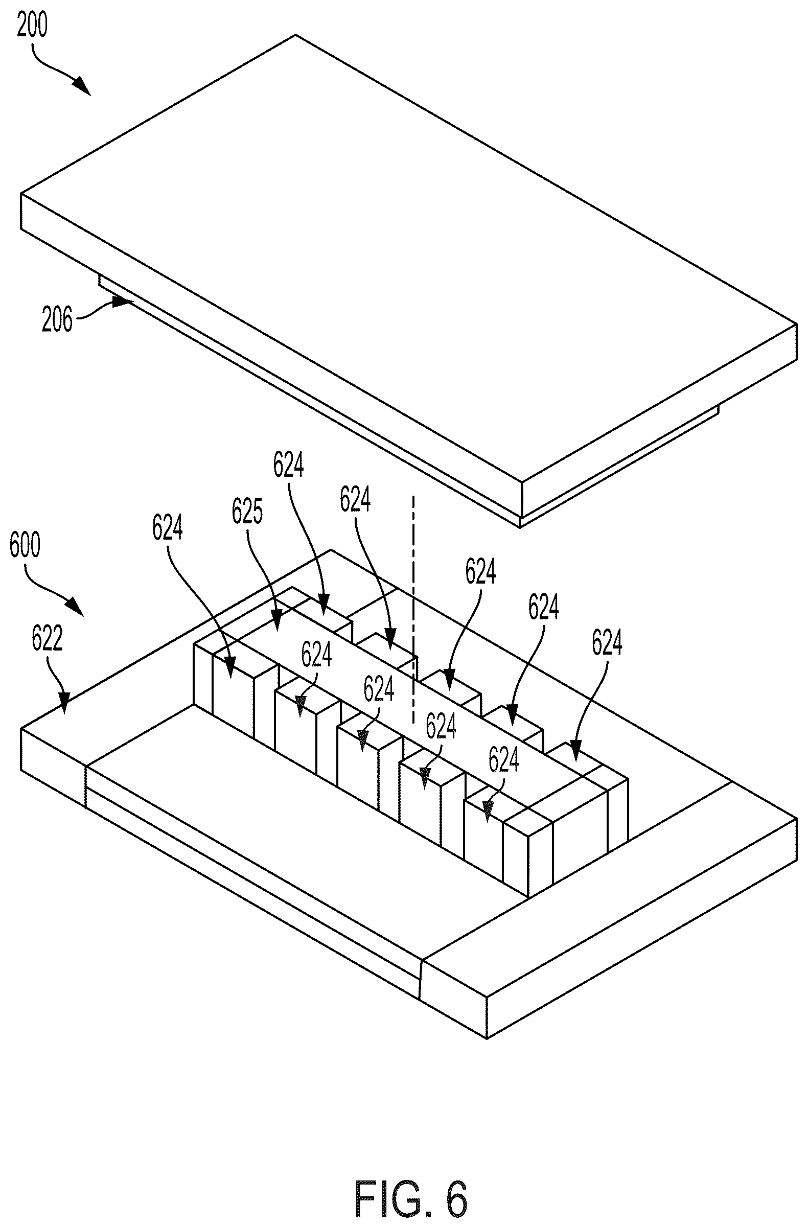 Patent US12586954 Figure 6 – Auto detaching connector for electronic devices