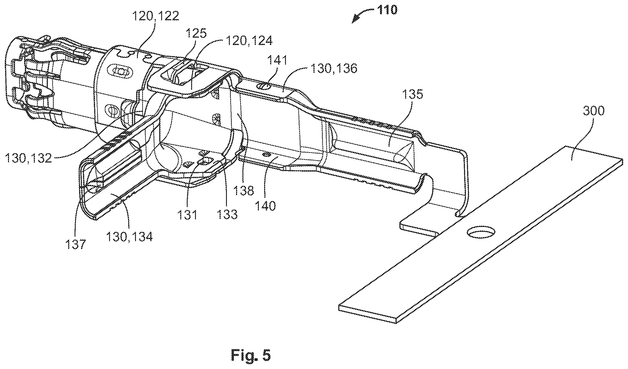 Patent US12586959 Figure 4 – Angled connector