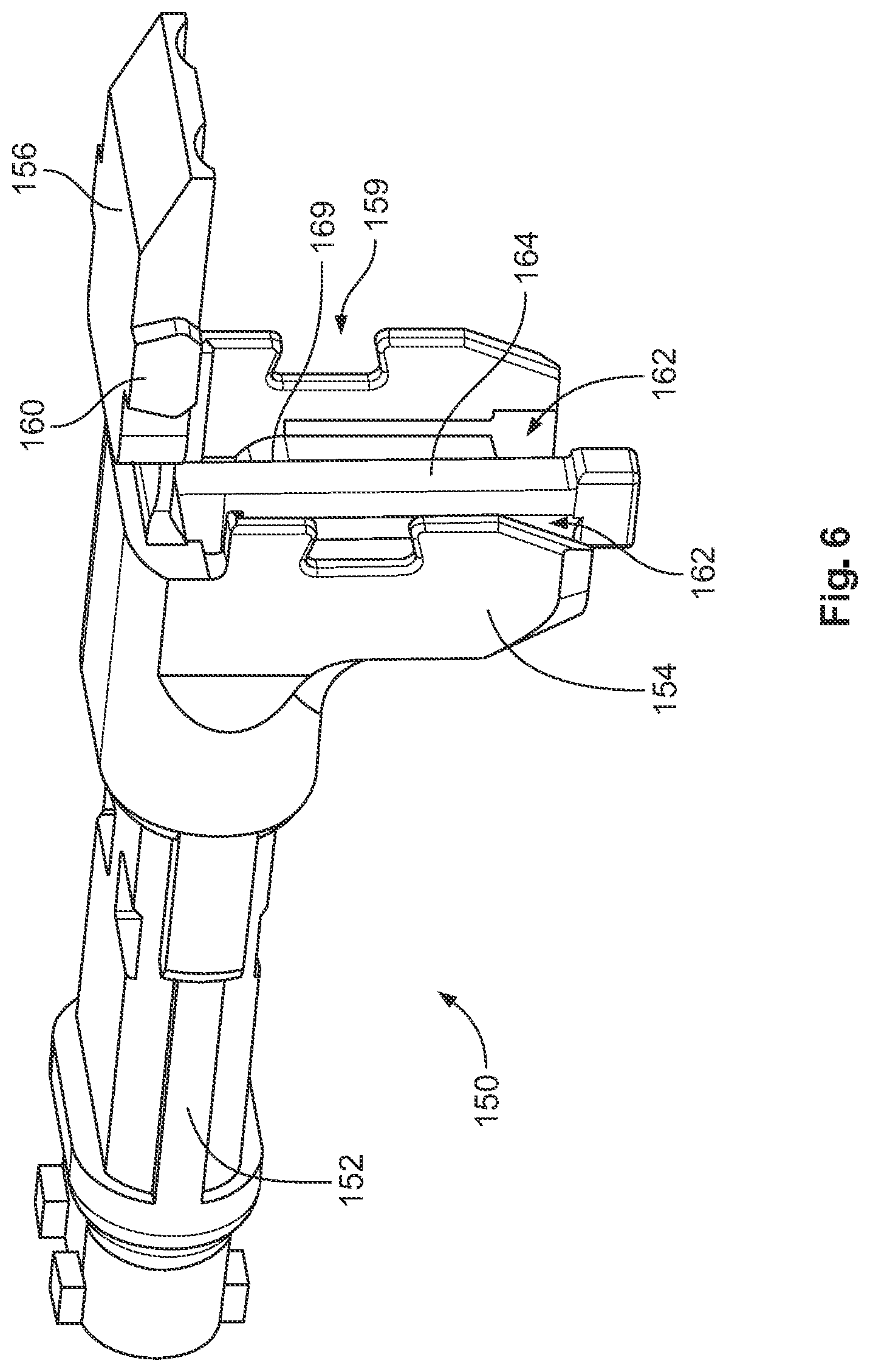 Patent US12586959 Figure 5 – Angled connector