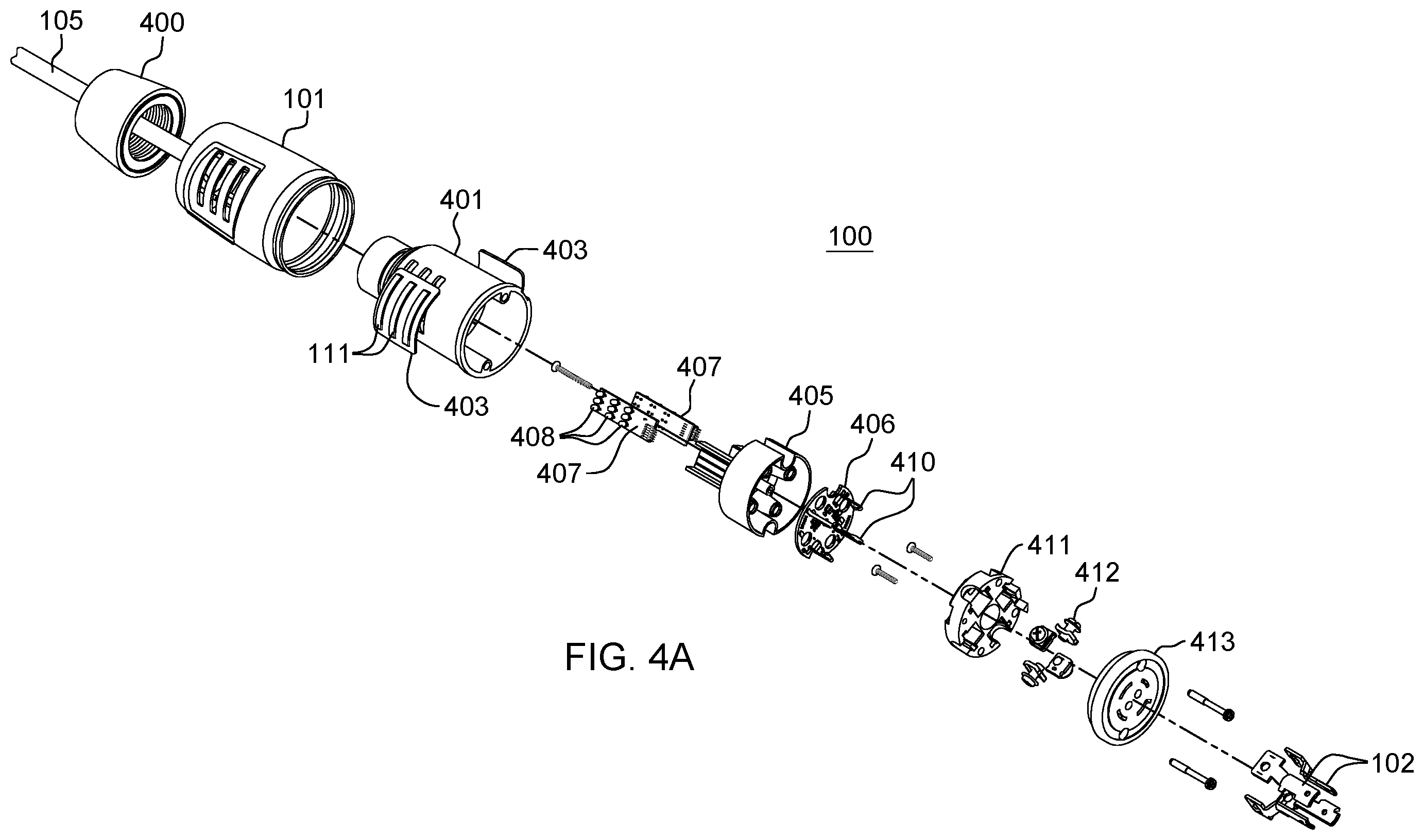Patent US12586962 Figure 4 – Electrical connectors with integral fault detection and indication