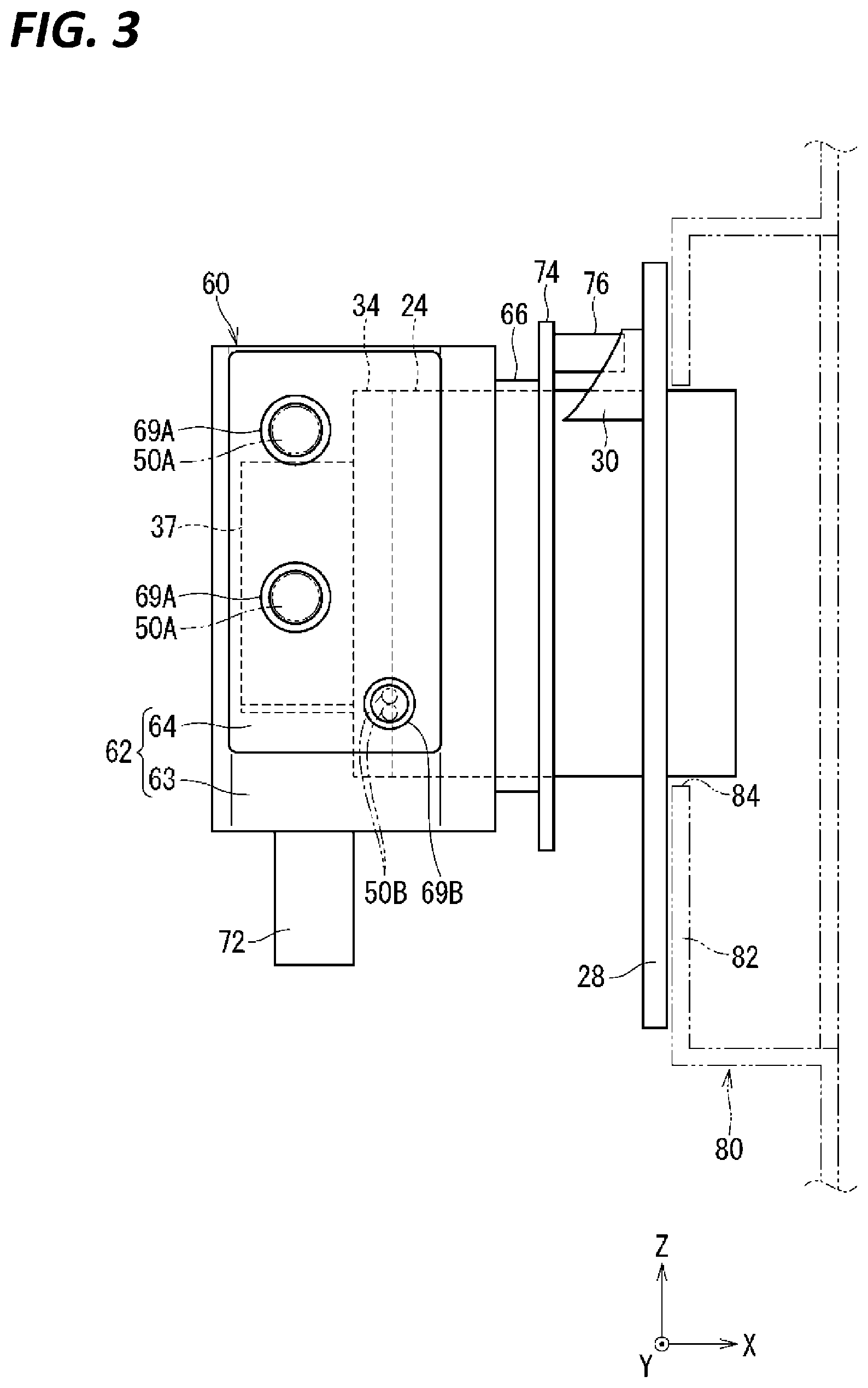 Patent US12586964 Figure 3 – Grommet and inlet assembly
