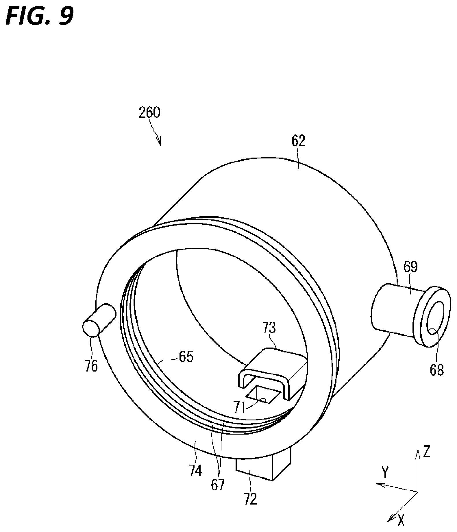 Patent US12586964 Figure 9 – Grommet and inlet assembly
