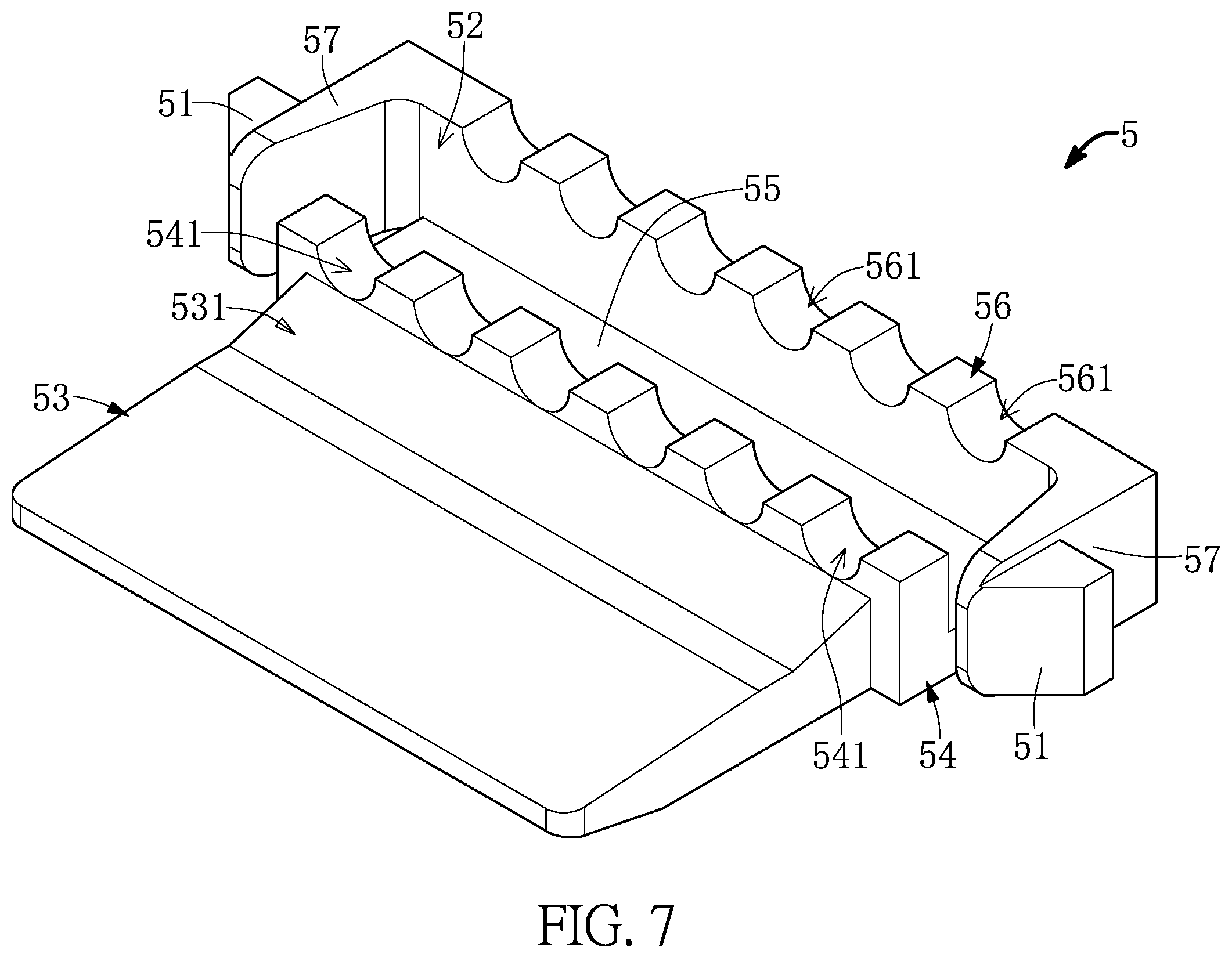 Patent US12586965 Figure 7 – Cable connector