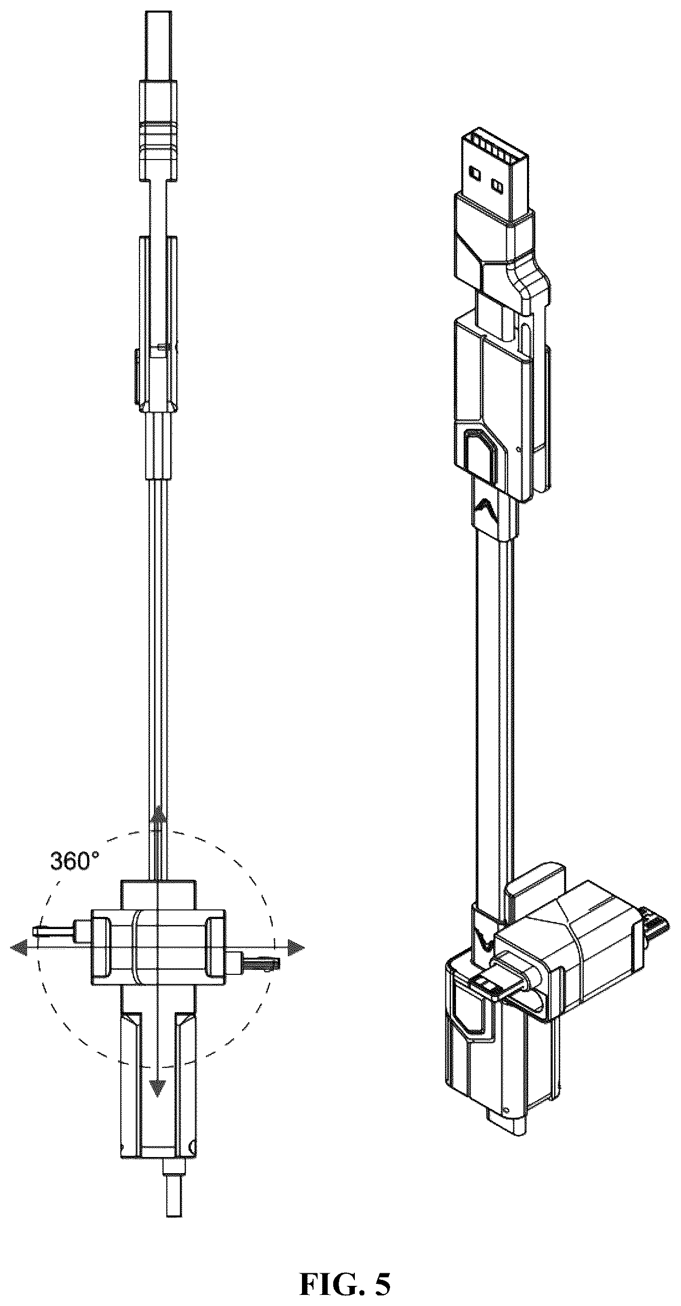 Patent US12586967 Figure 5 – 6-in-1 universal cable