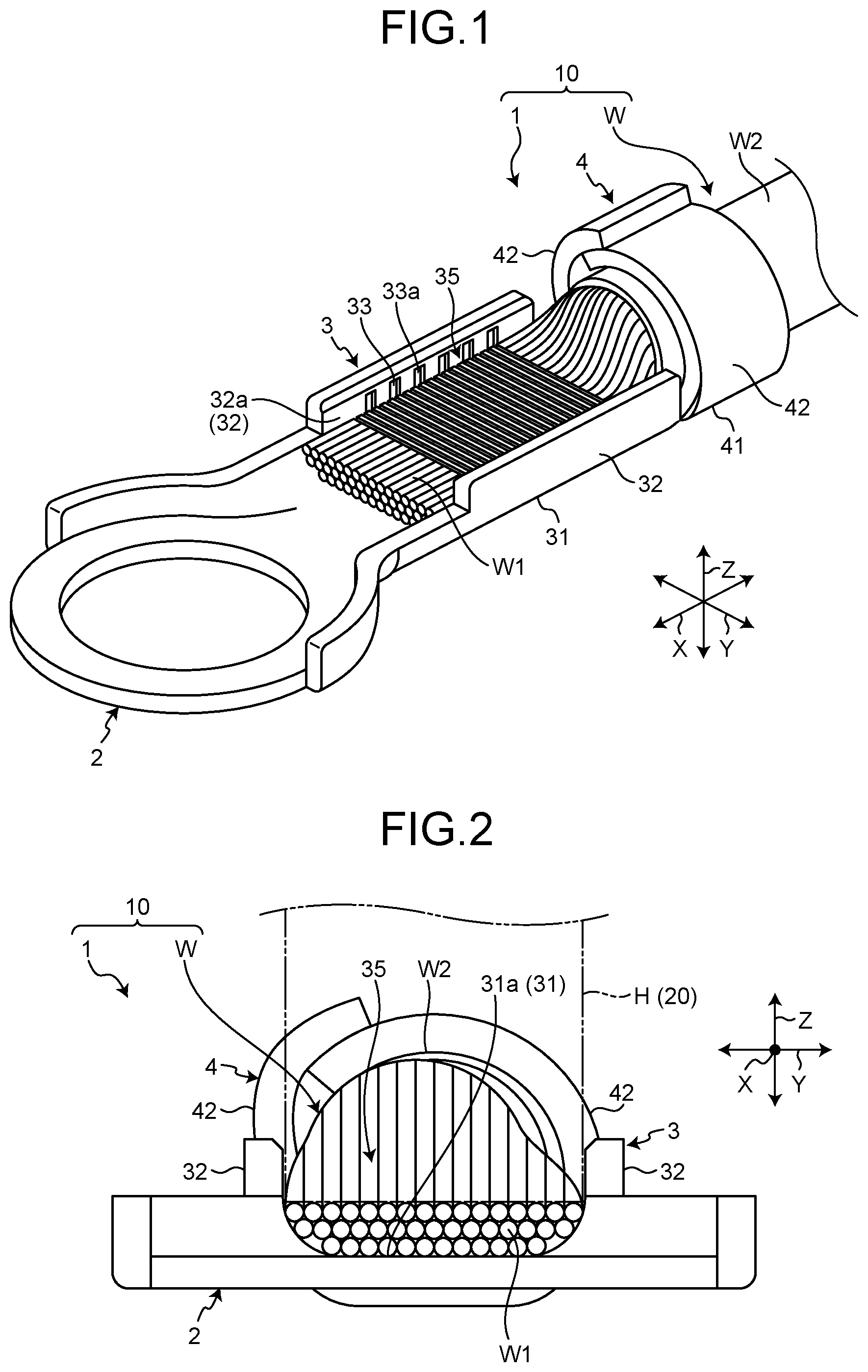 Patent US12586970 — Terminal fitting and terminal-equipped electric wire — Figure 1