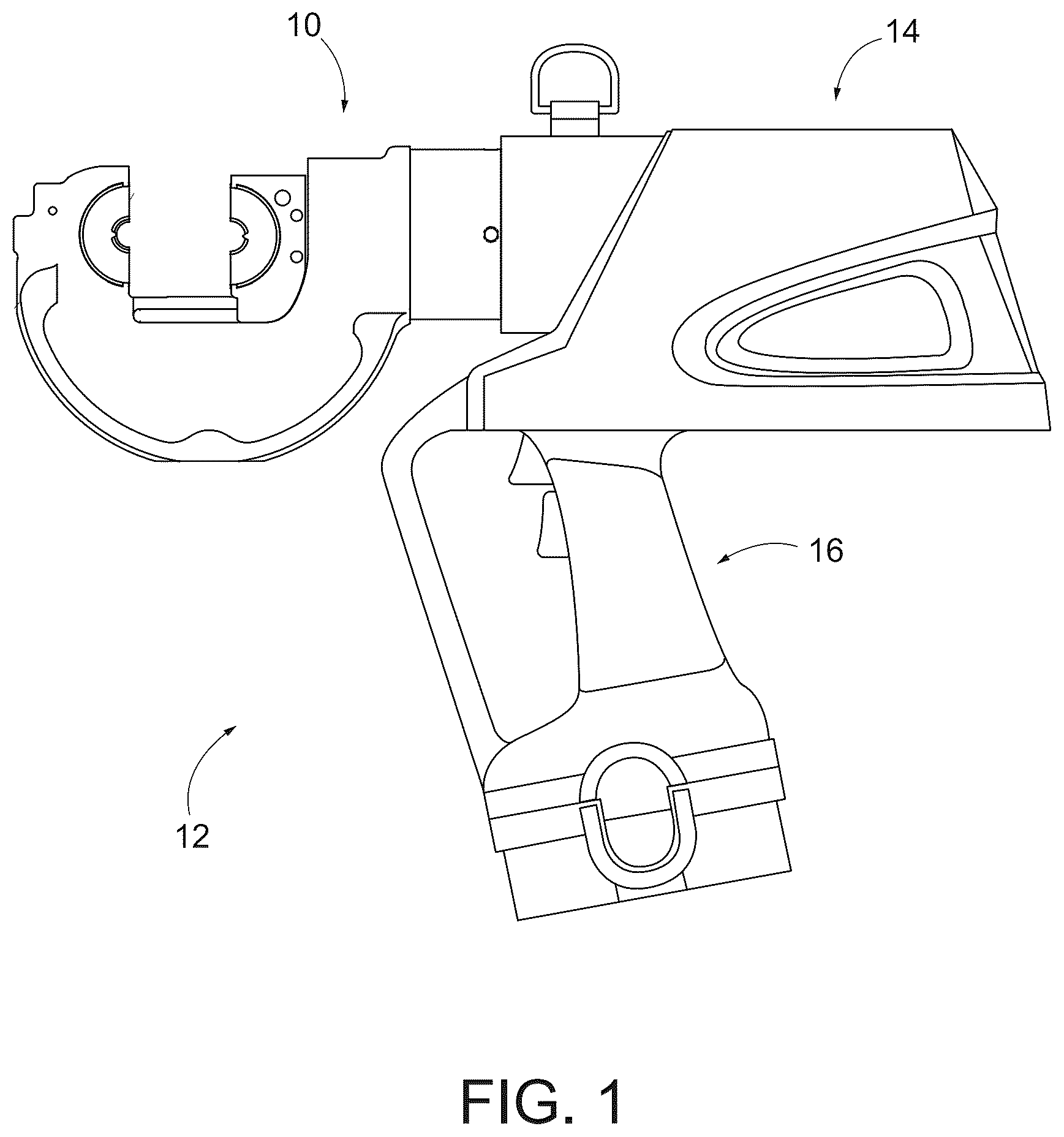 Patent US12586971 — Wire stripping die for crimping tool — Figure 1
