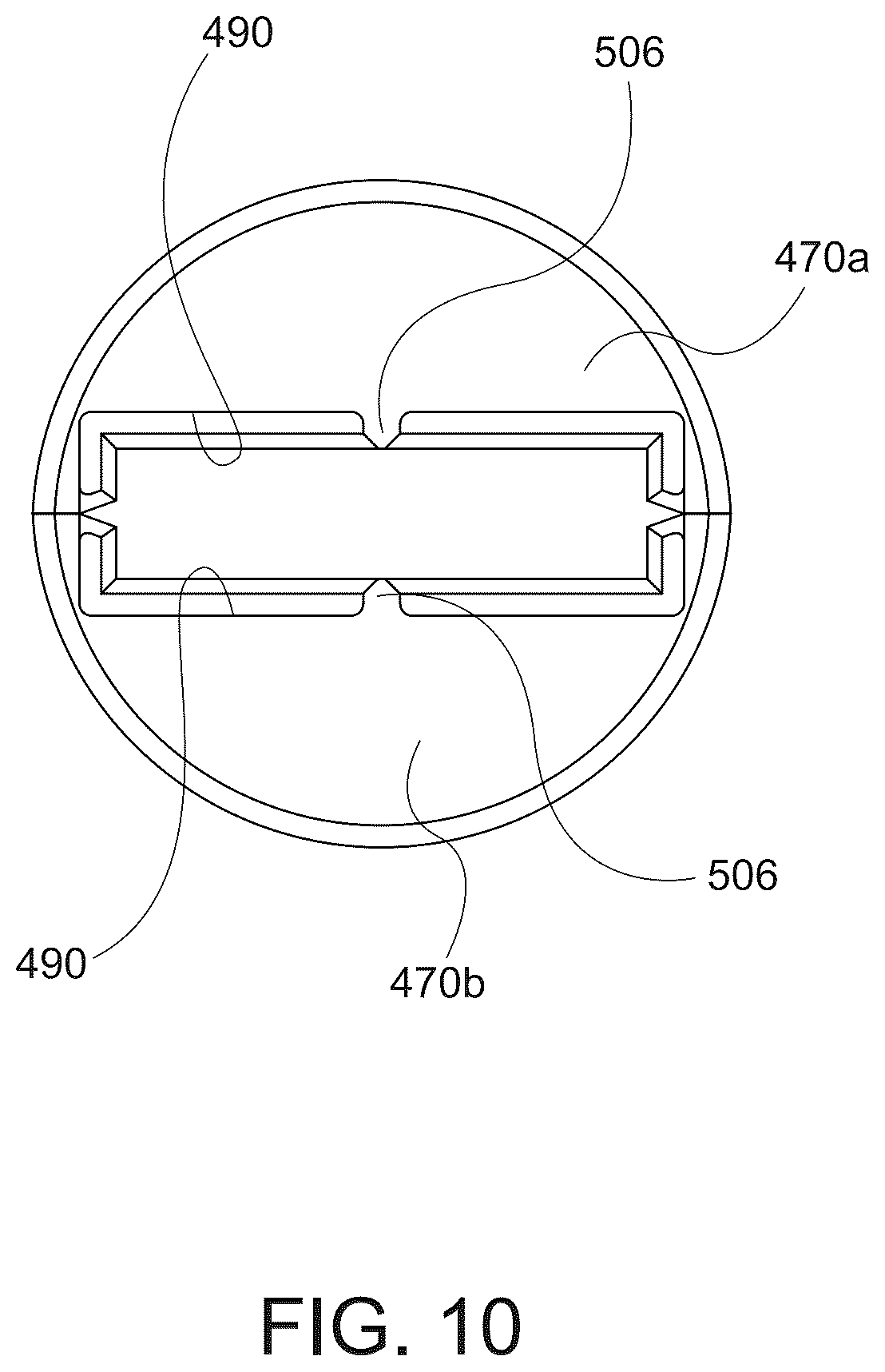 Patent US12586971 Figure 8 – Wire stripping die for crimping tool