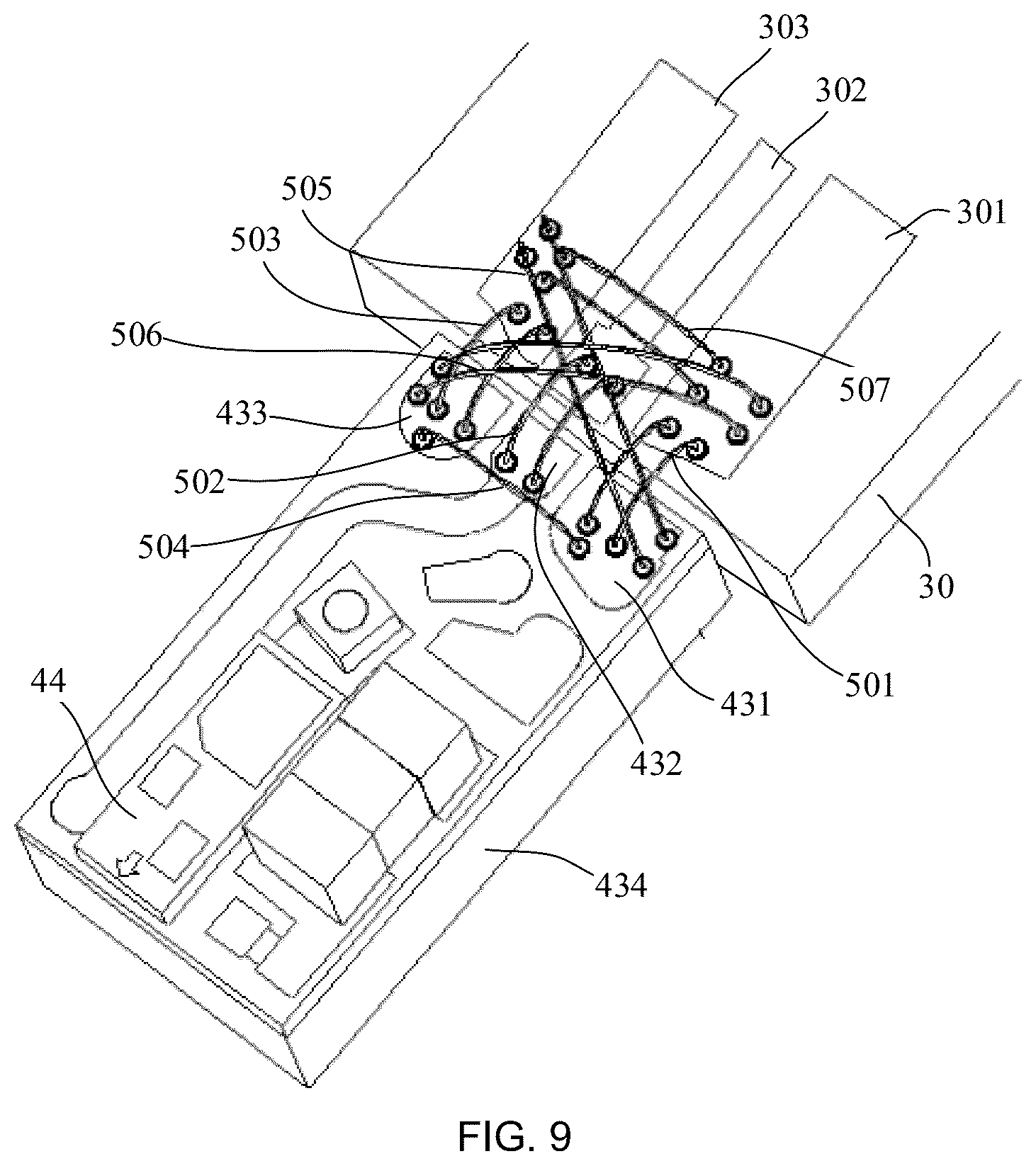 Patent US12586979 Figure 5 – Optical module