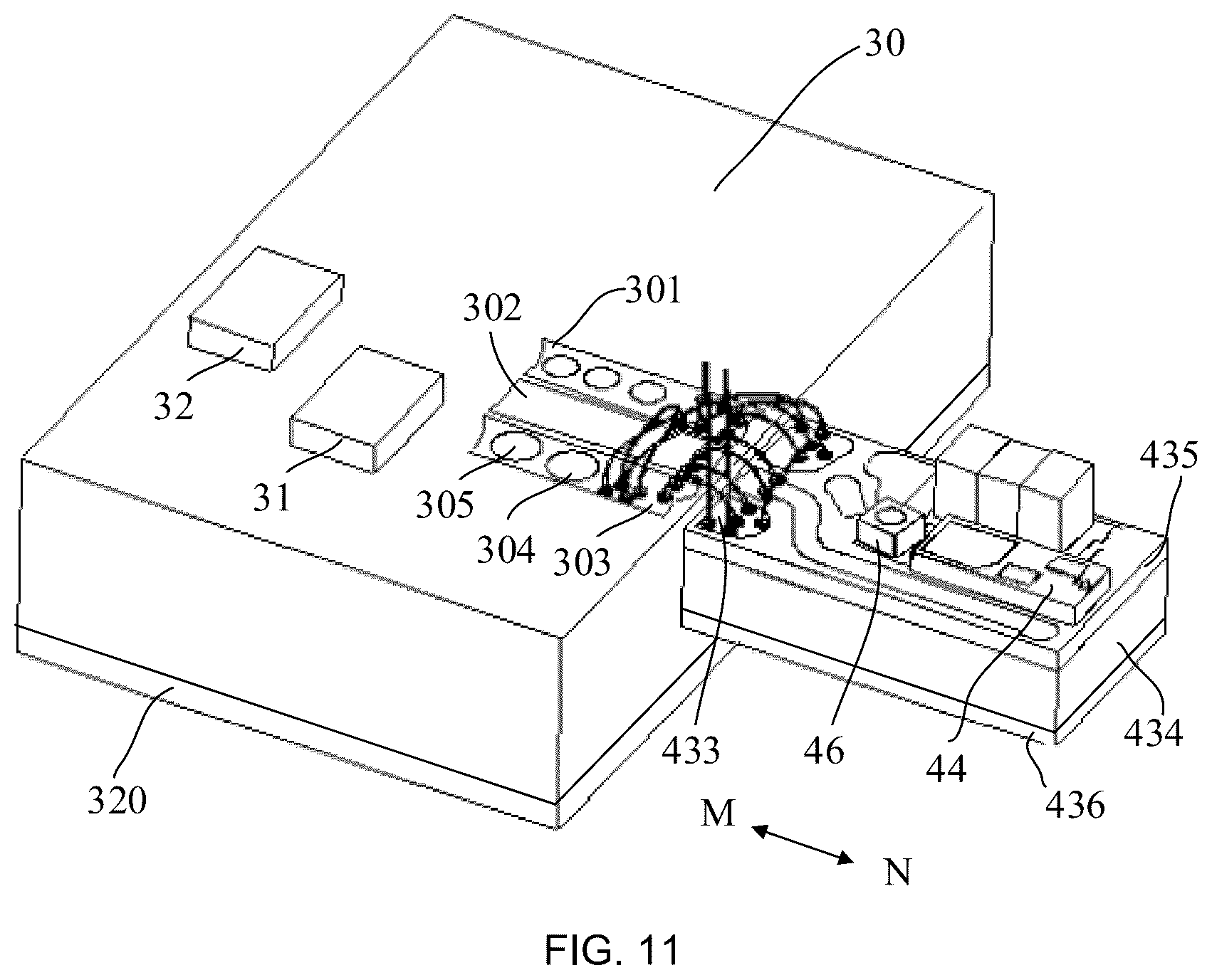 Patent US12586979 Figure 7 – Optical module