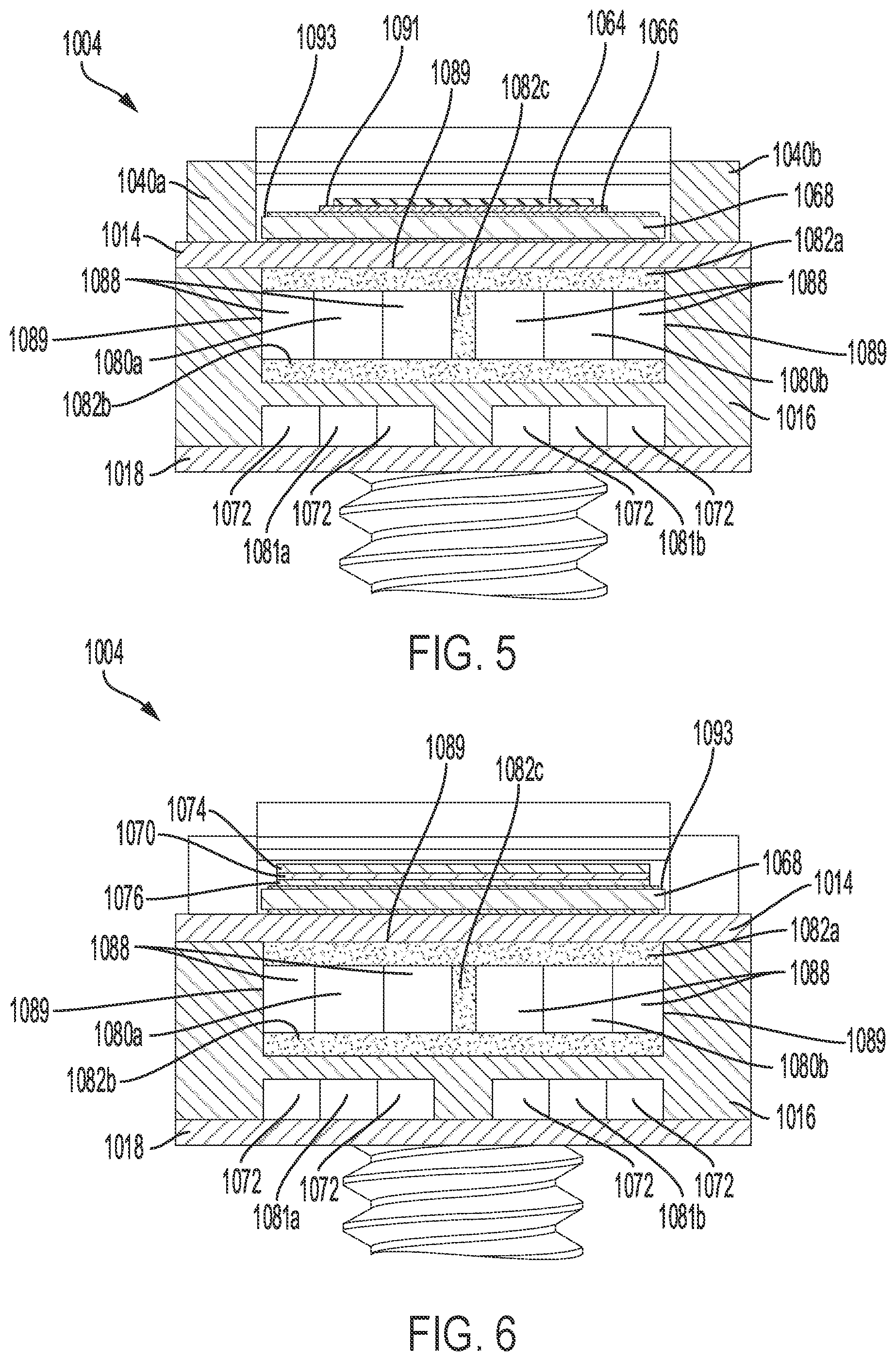 Patent US12586980 Figure 5 – Thermal management system and optical bench for diode laser device