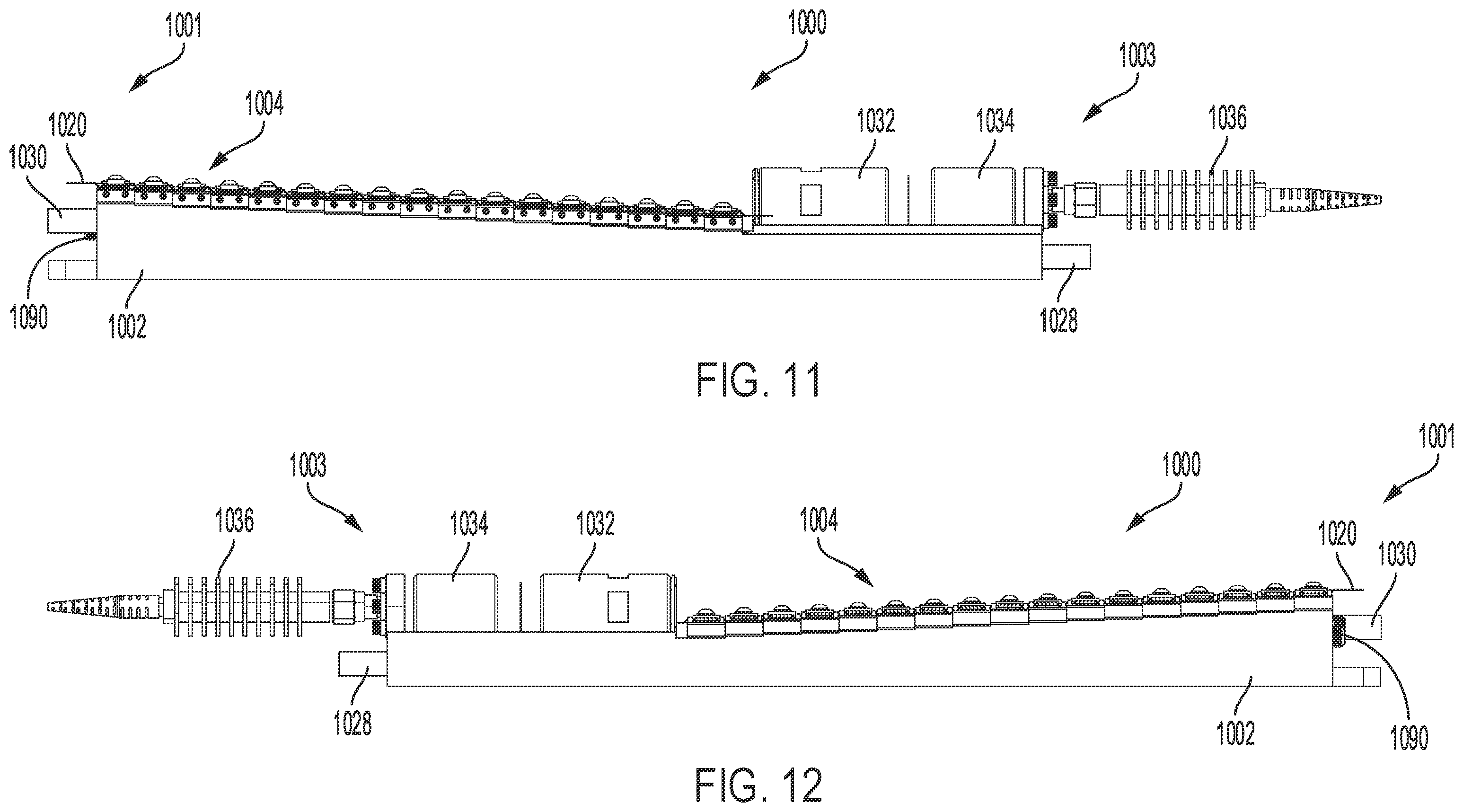 Patent US12586980 Figure 8 – Thermal management system and optical bench for diode laser device