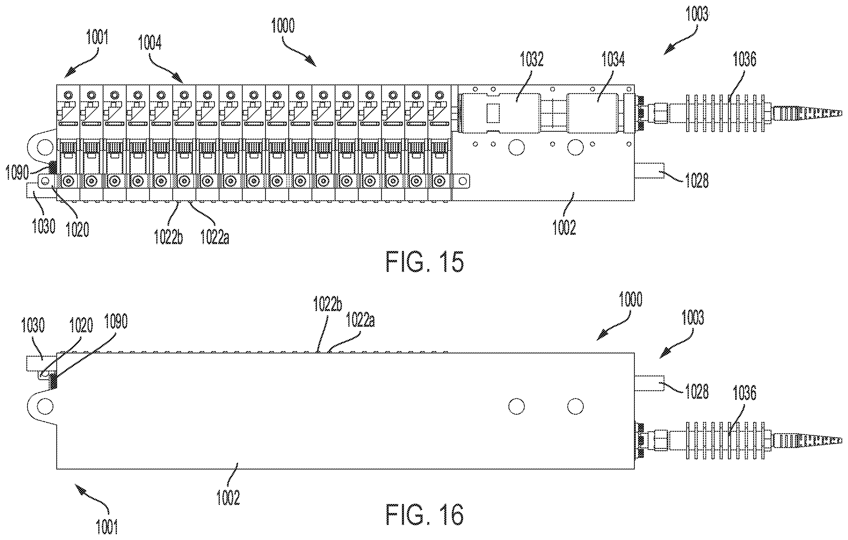 Patent US12586980 Figure 10 – Thermal management system and optical bench for diode laser device