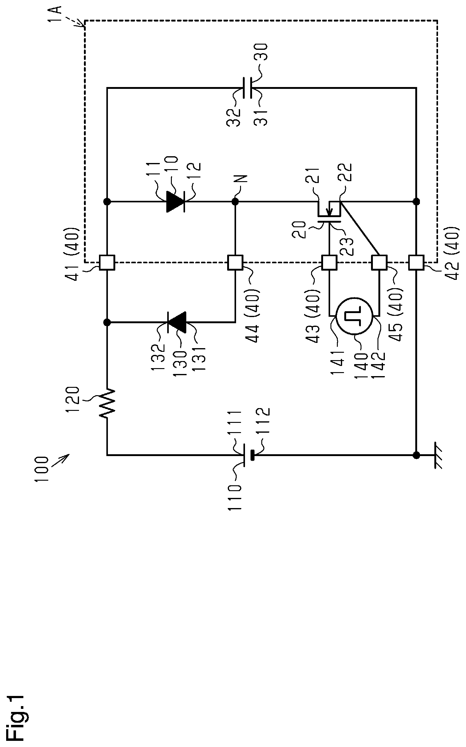 Patent US12586981 Figure 1 – Semiconductor laser device