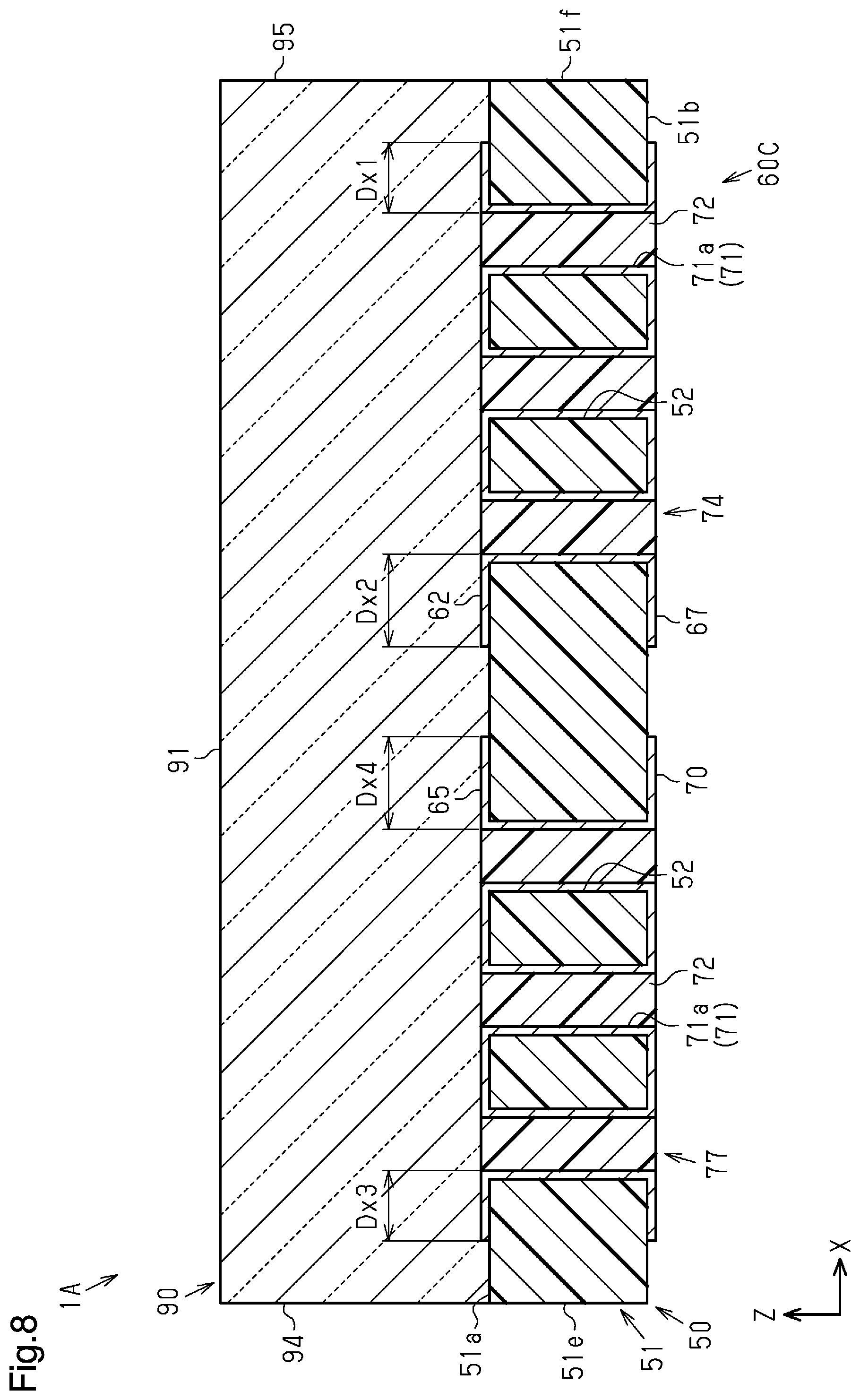 Patent US12586981 Figure 8 – Semiconductor laser device
