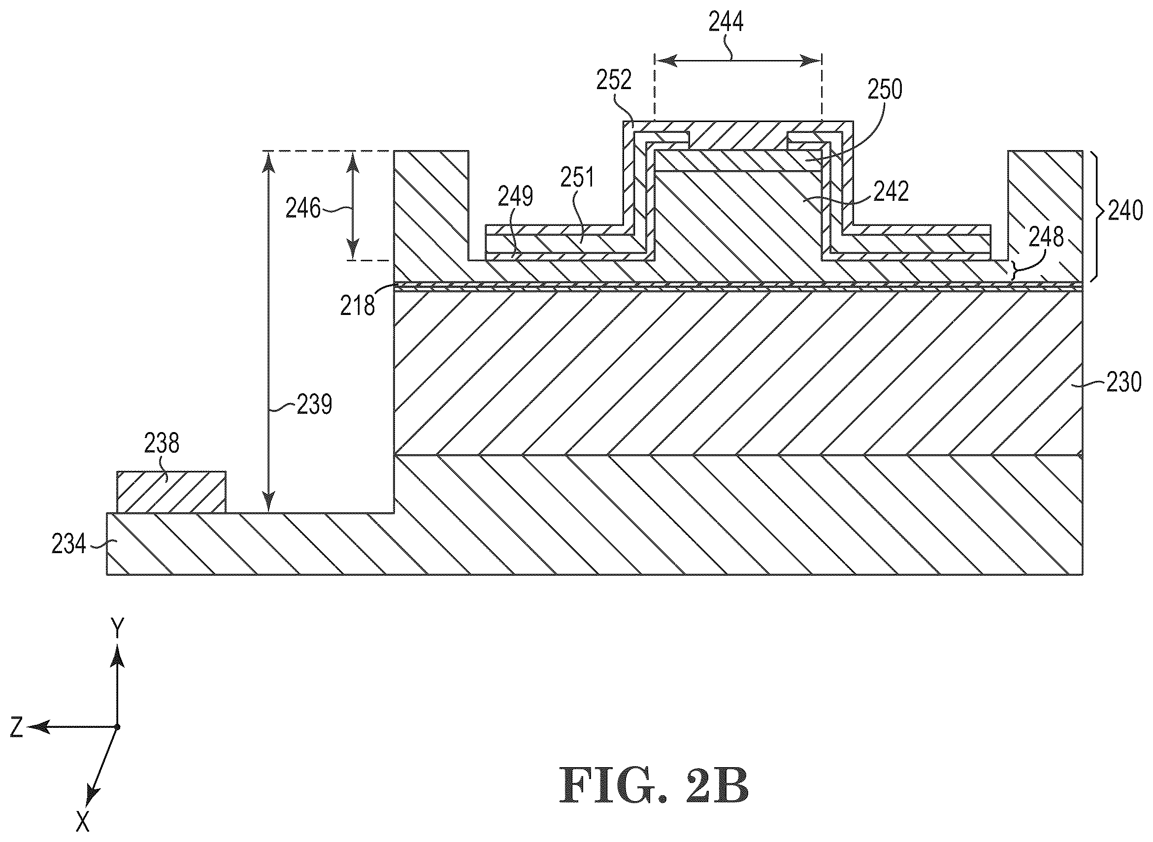 Patent US12586983 Figure 3 – Laser diode having bowtie-ridge waveguide for heat-assisted magnetic recording, and related apparatuses, devices, systems, and methods