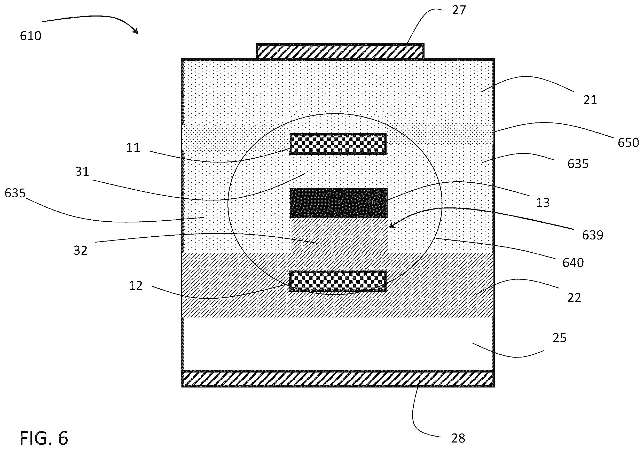 Patent US12586985 Figure 6 – Distributed feedback laser with complex coupling