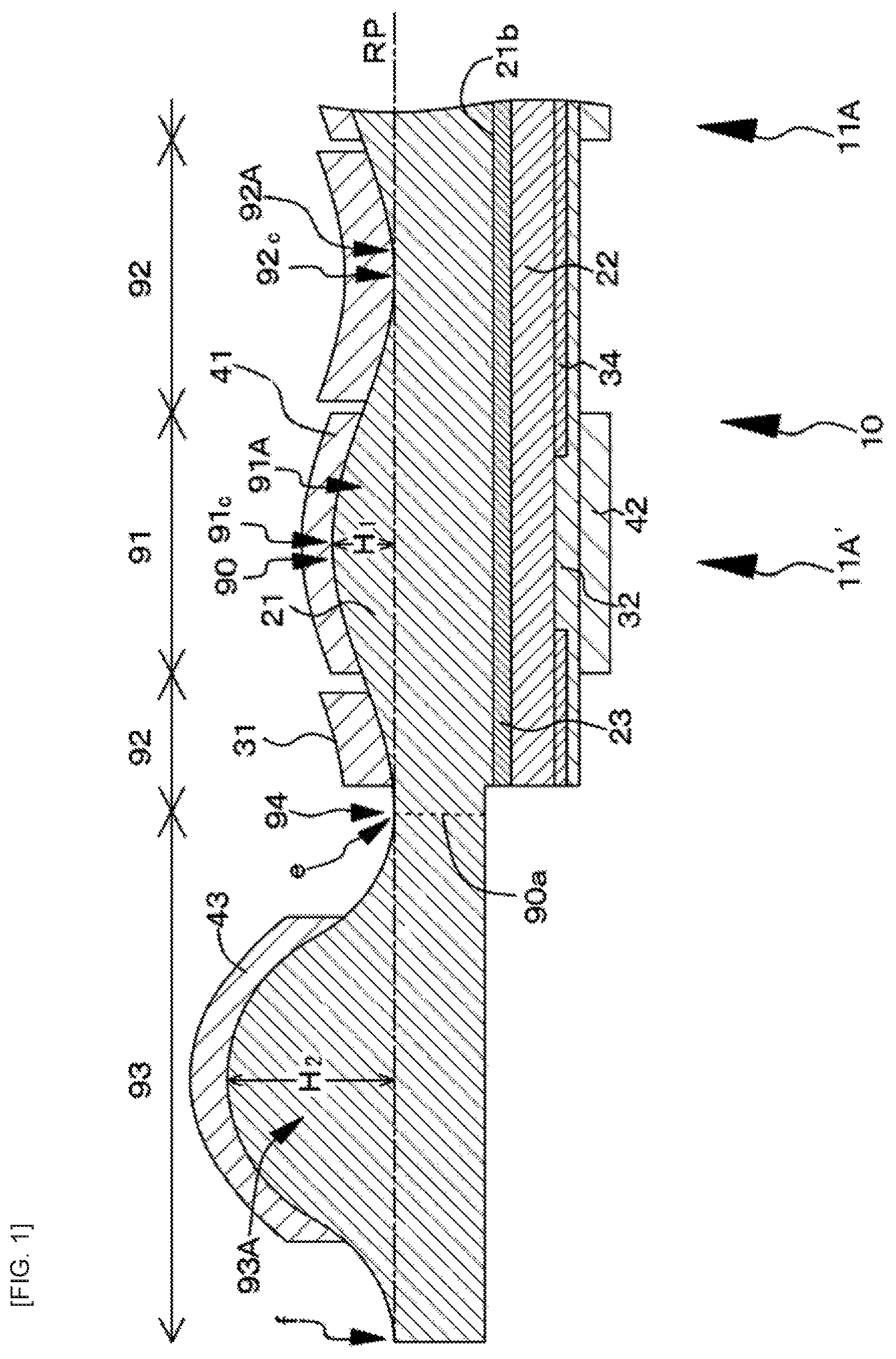 Patent US12586986 — Light-emitting device — Figure 1