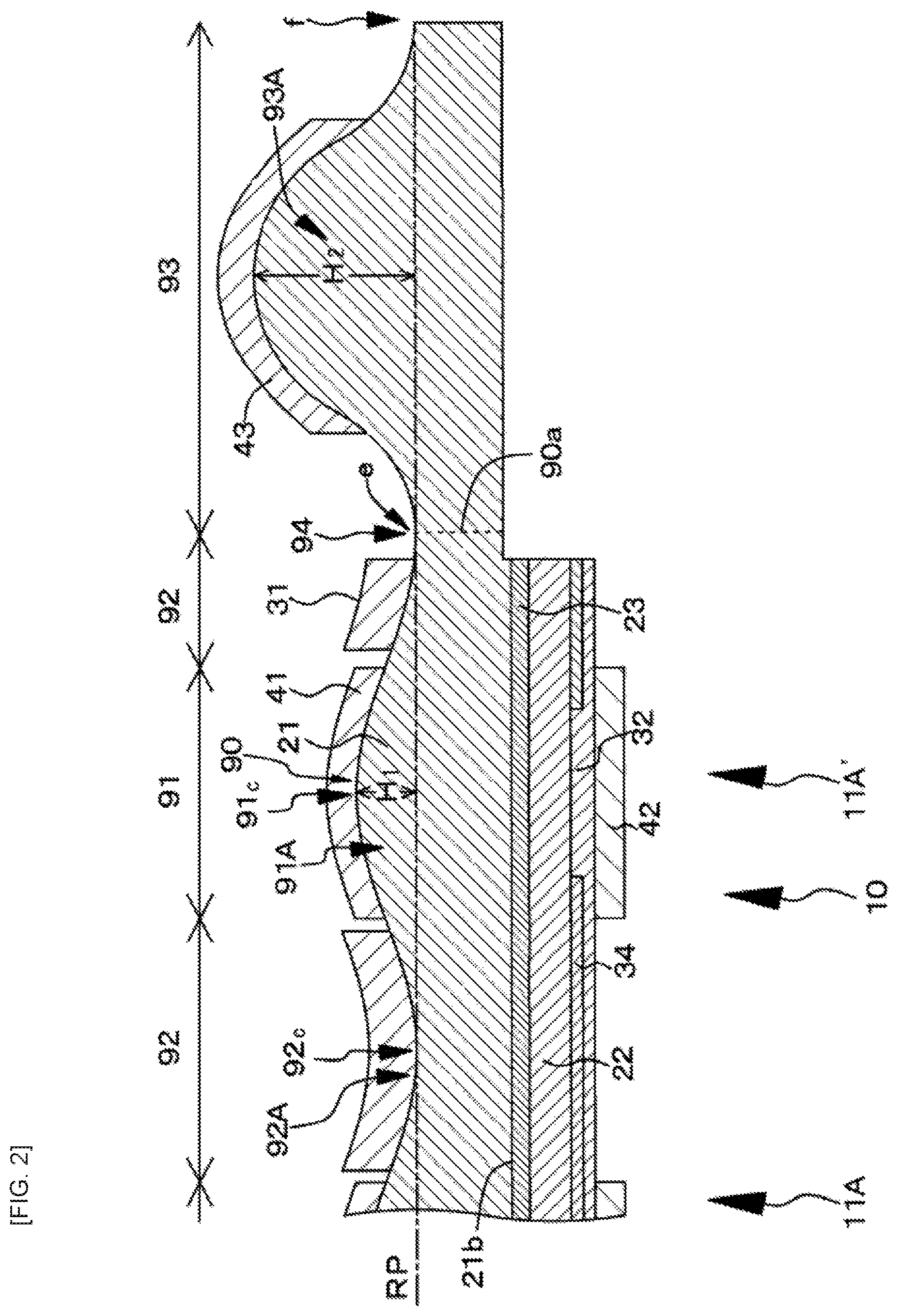 Patent US12586986 Figure 2 – Light-emitting device