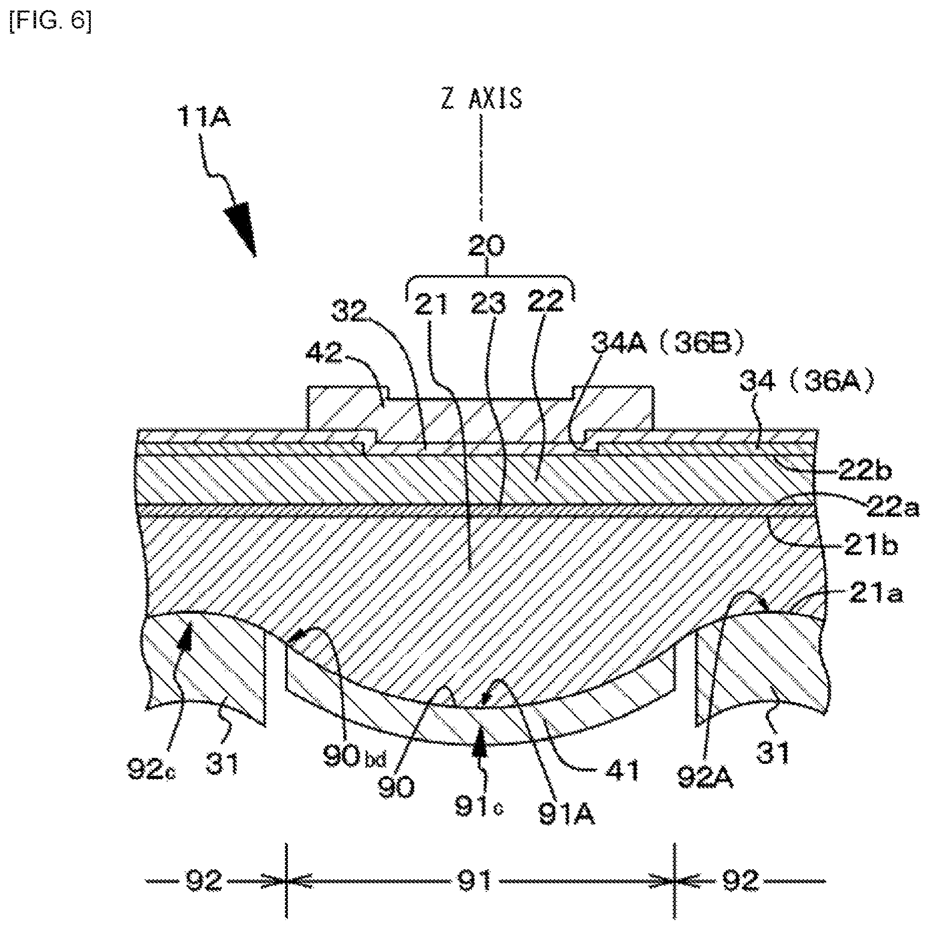 Patent US12586986 Figure 6 – Light-emitting device
