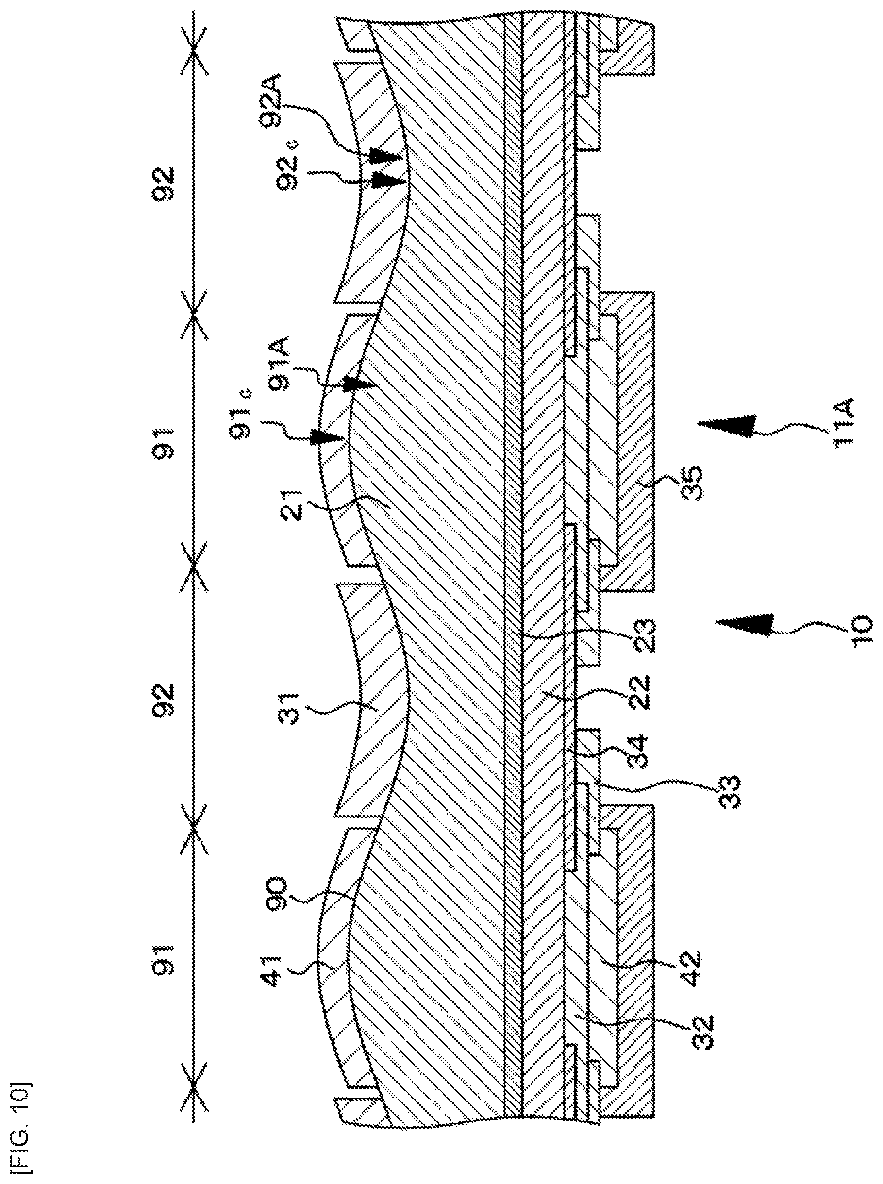 Patent US12586986 Figure 10 – Light-emitting device