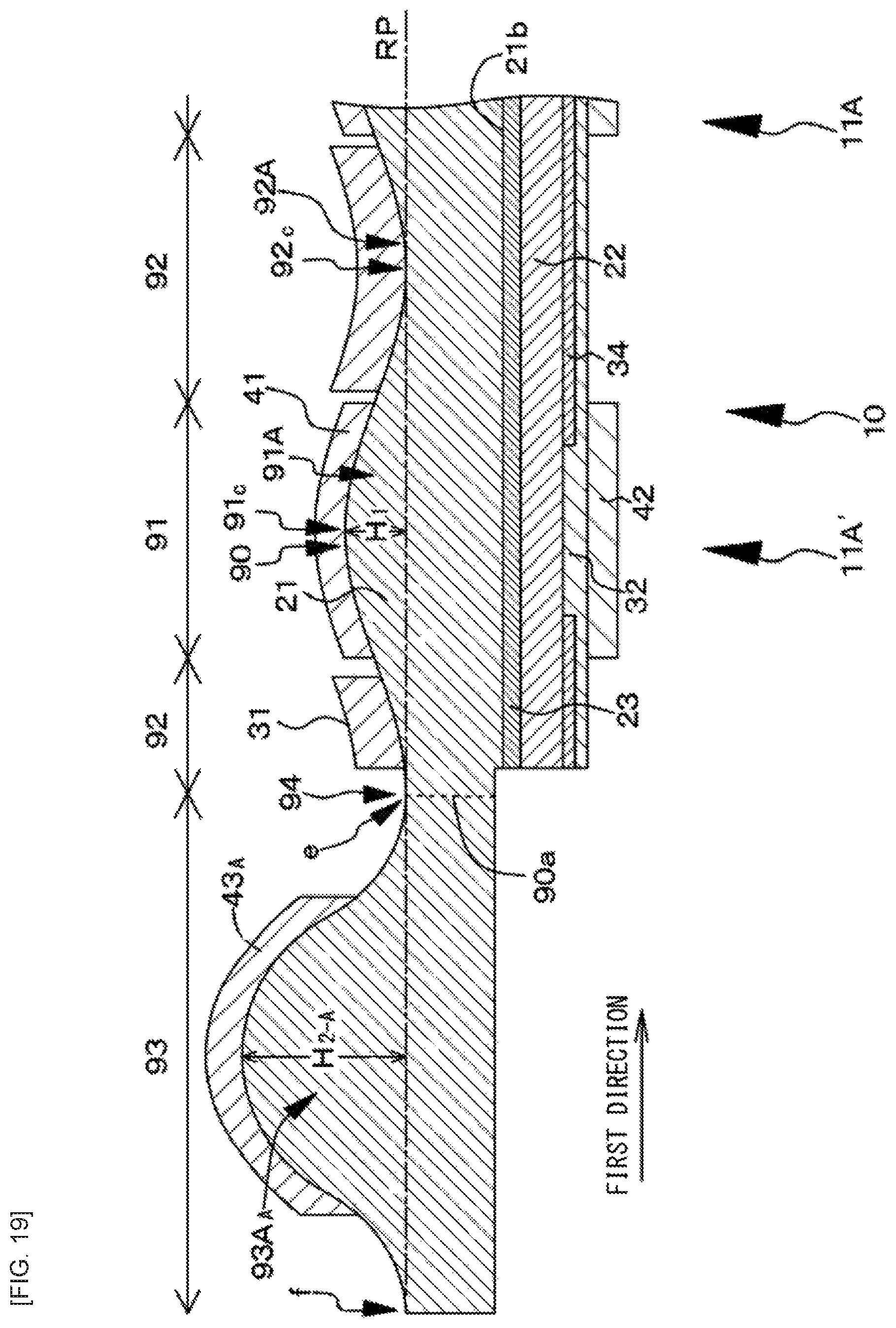 Patent US12586986 Figure 19 – Light-emitting device