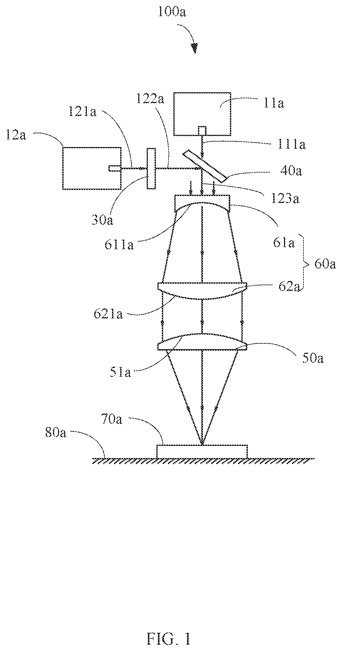 Patent US12586988 Figure 1 – Laser coupling device