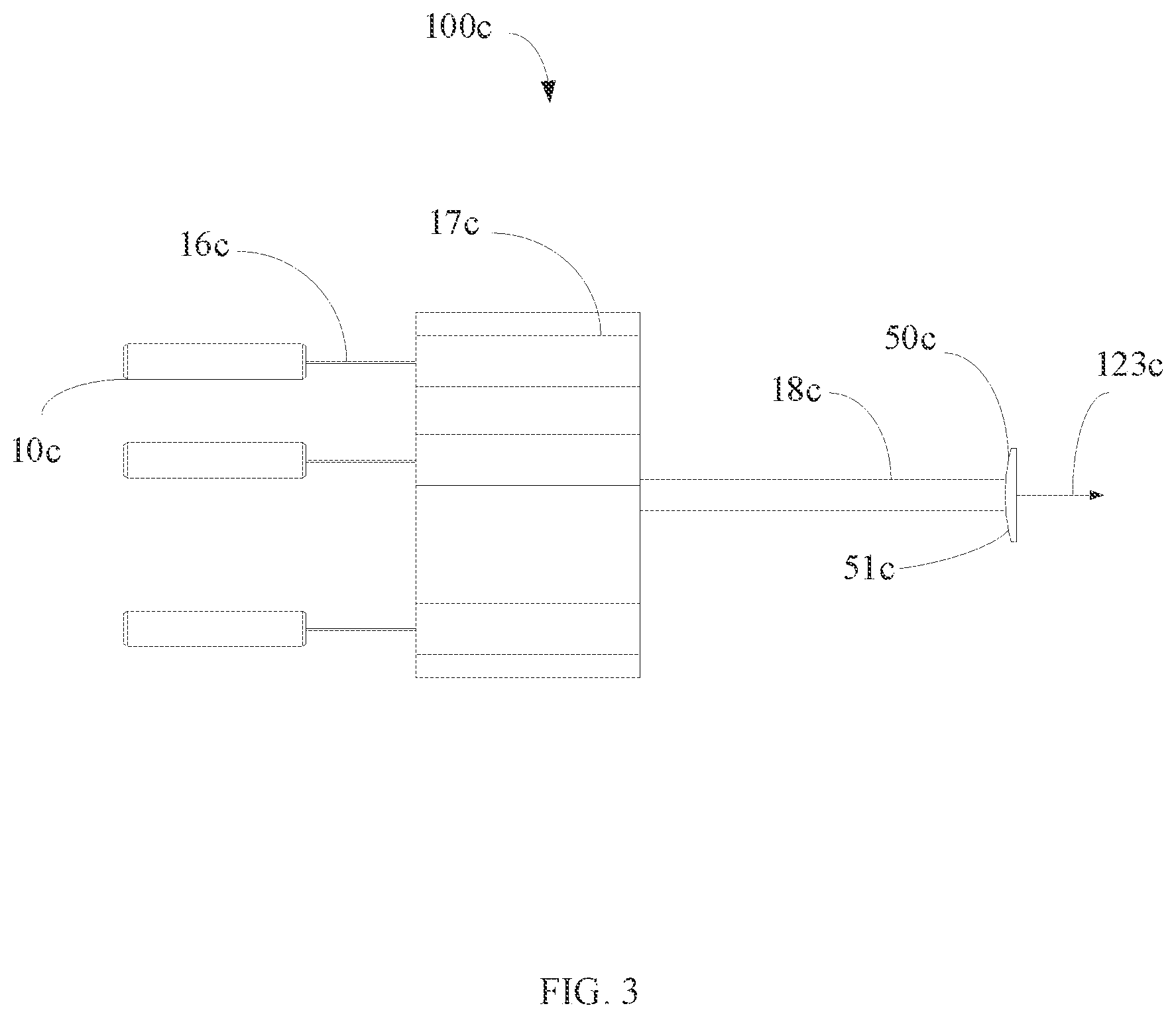 Patent US12586988 Figure 3 – Laser coupling device