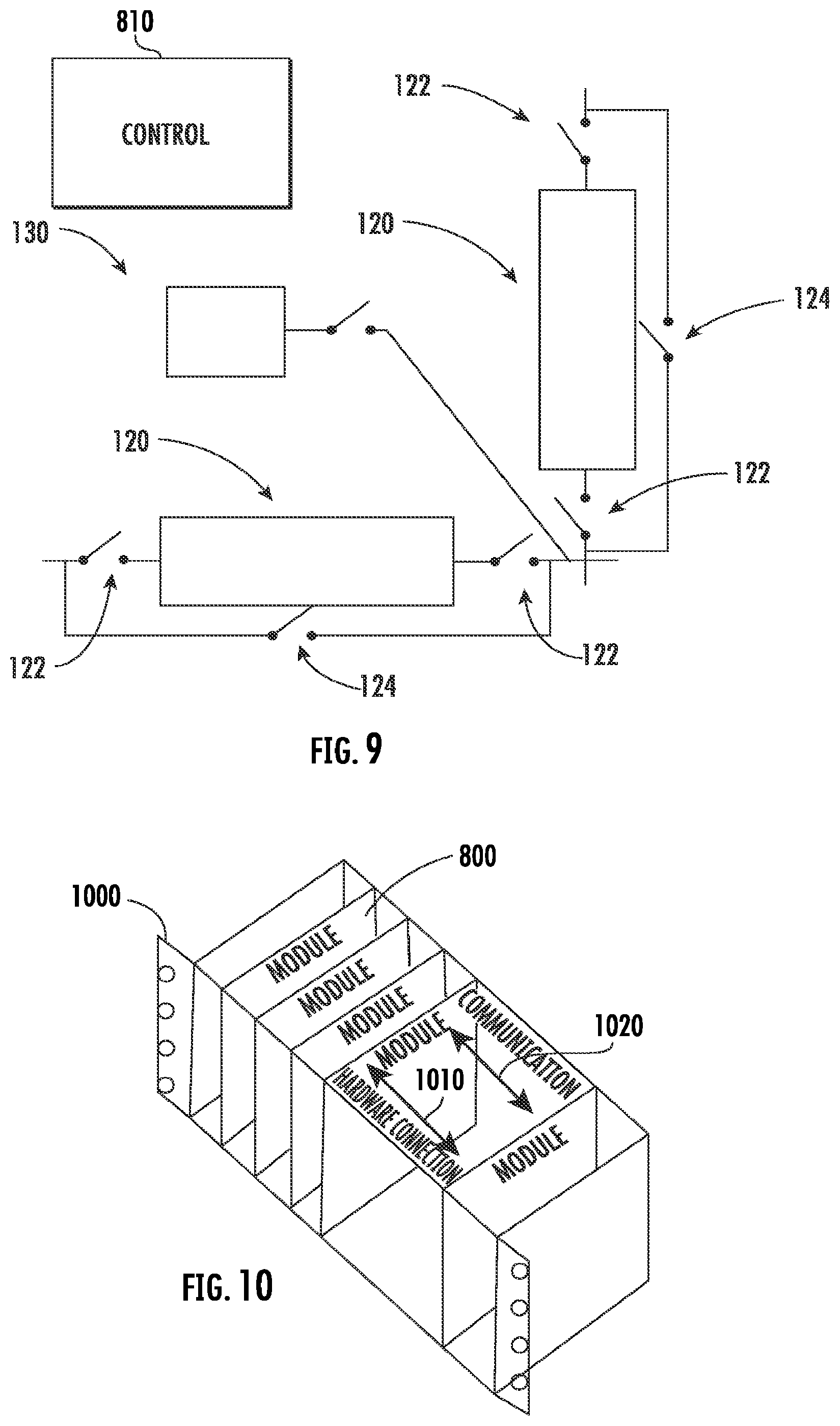 Patent US12586992 Figure 8 – Scalable reconfigurable apparatus and methods for electric power system emulation