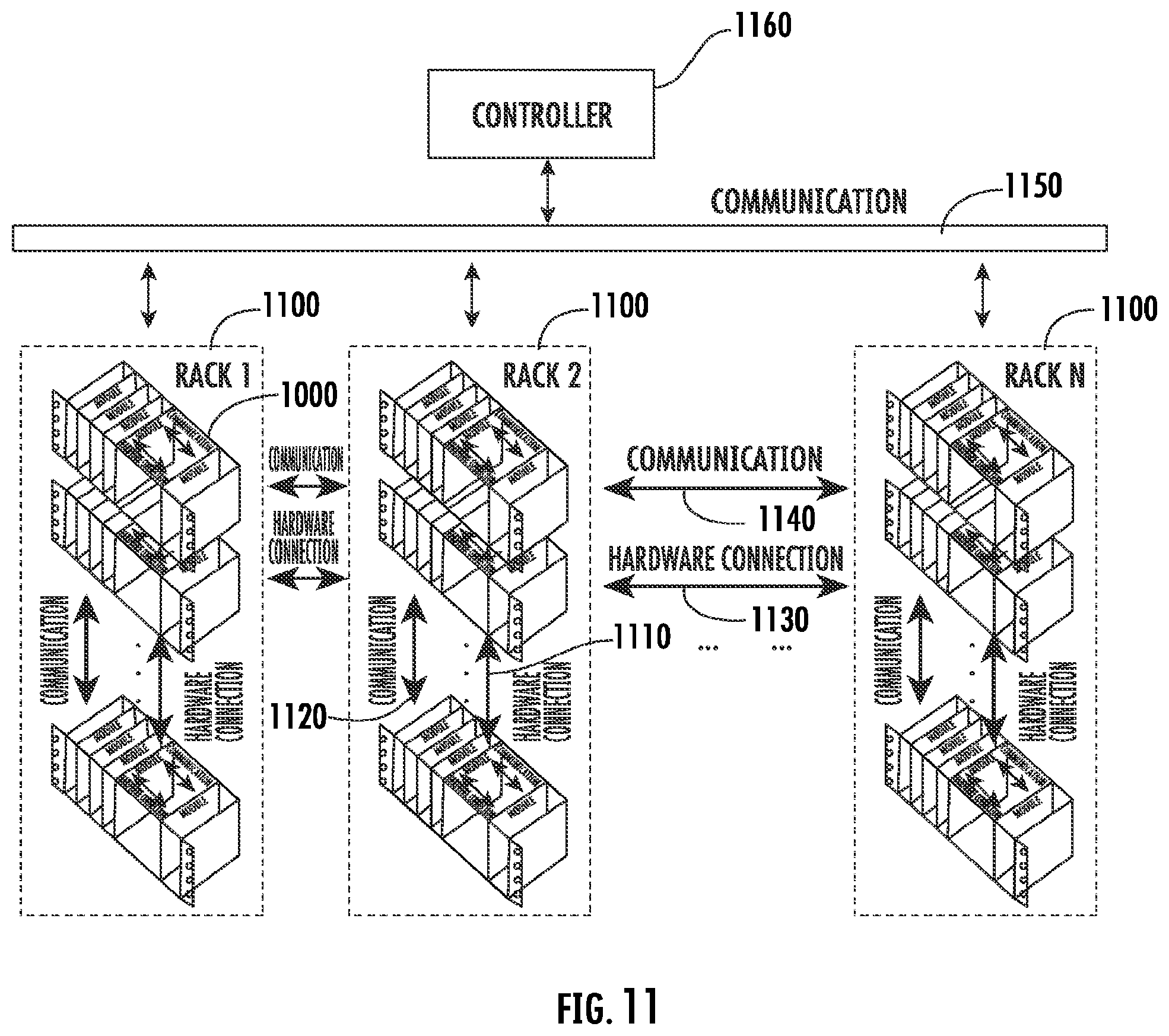 Patent US12586992 Figure 9 – Scalable reconfigurable apparatus and methods for electric power system emulation