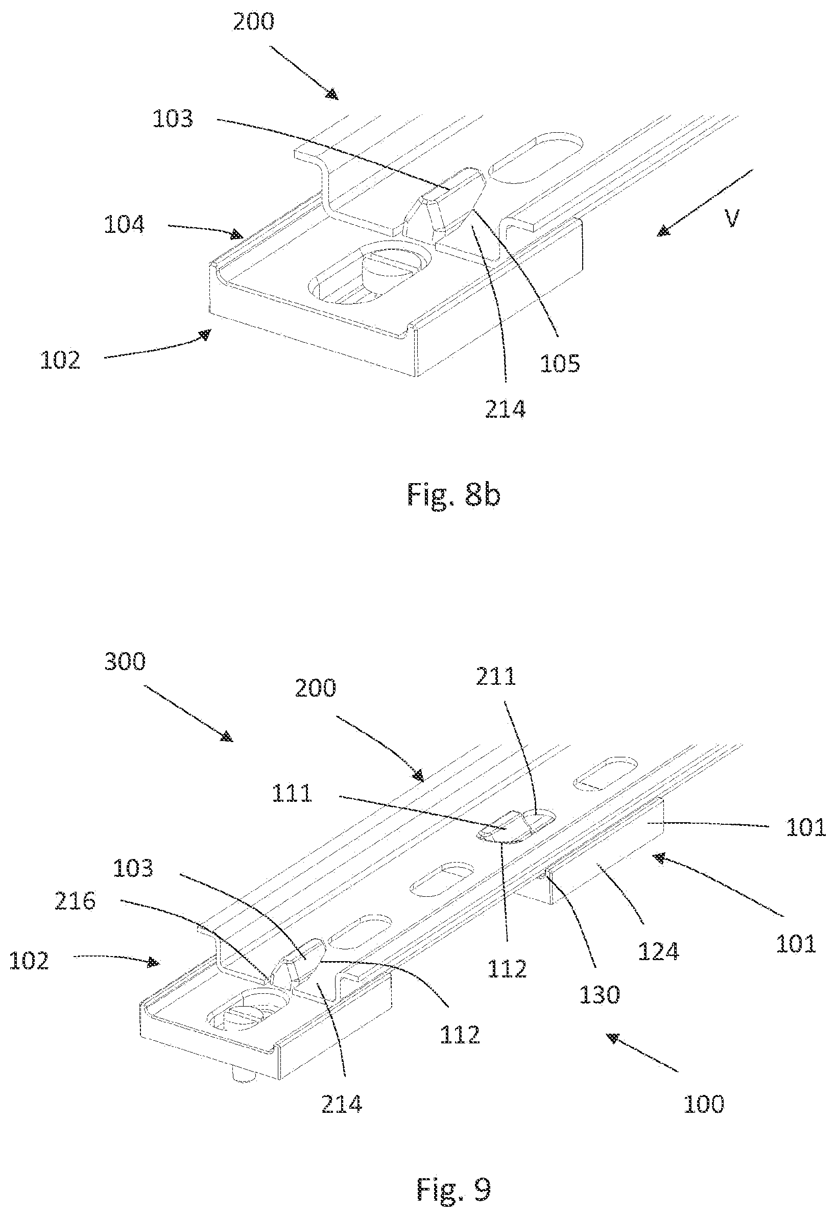 Patent US12586993 Figure 7 – Fastening device, method, arrangement and switchgear cabinet