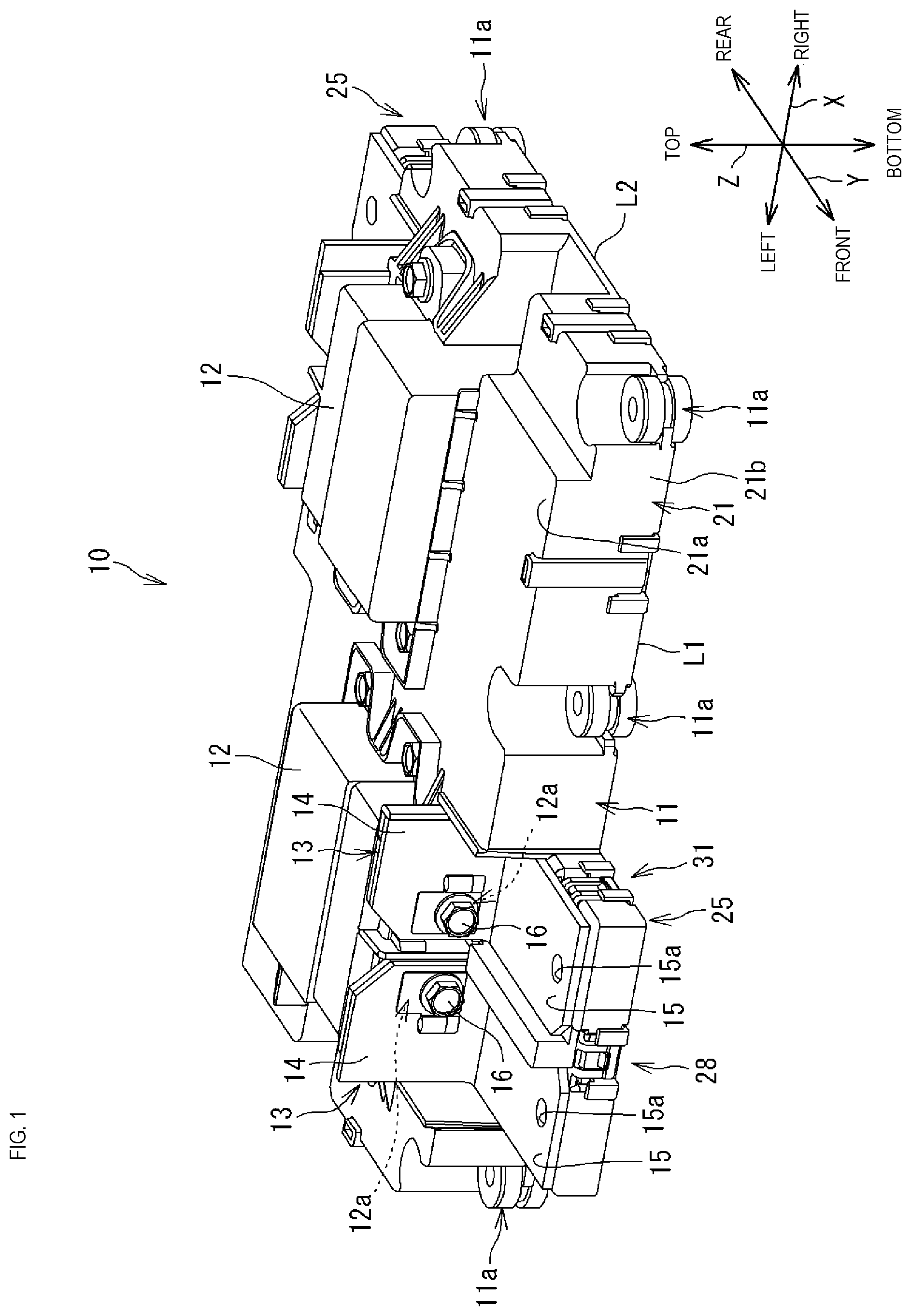 Patent US12586994 Figure 1 – Electrical junction box