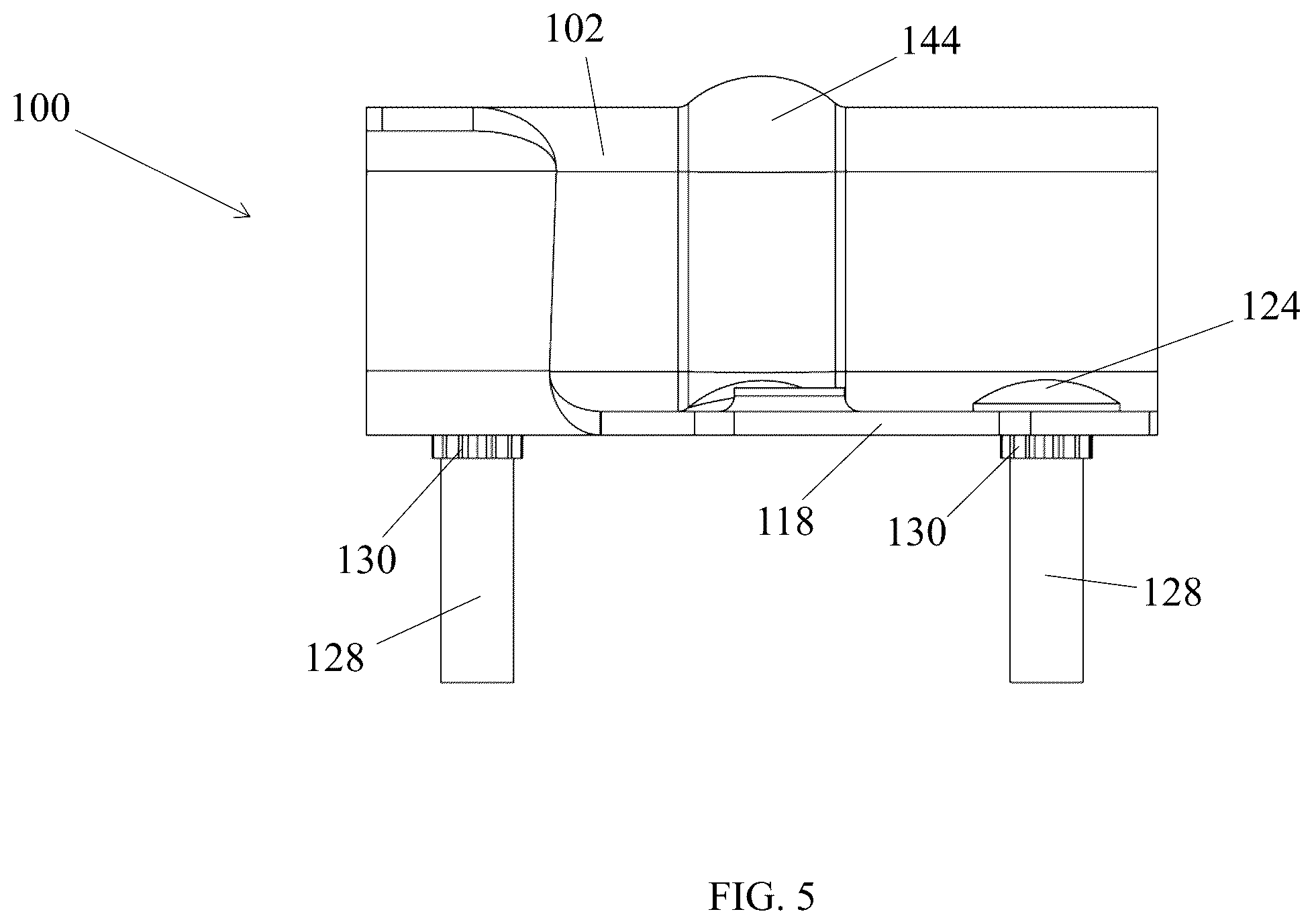 Patent US12586999 Figure 5 – Ceiling fan brace bracket