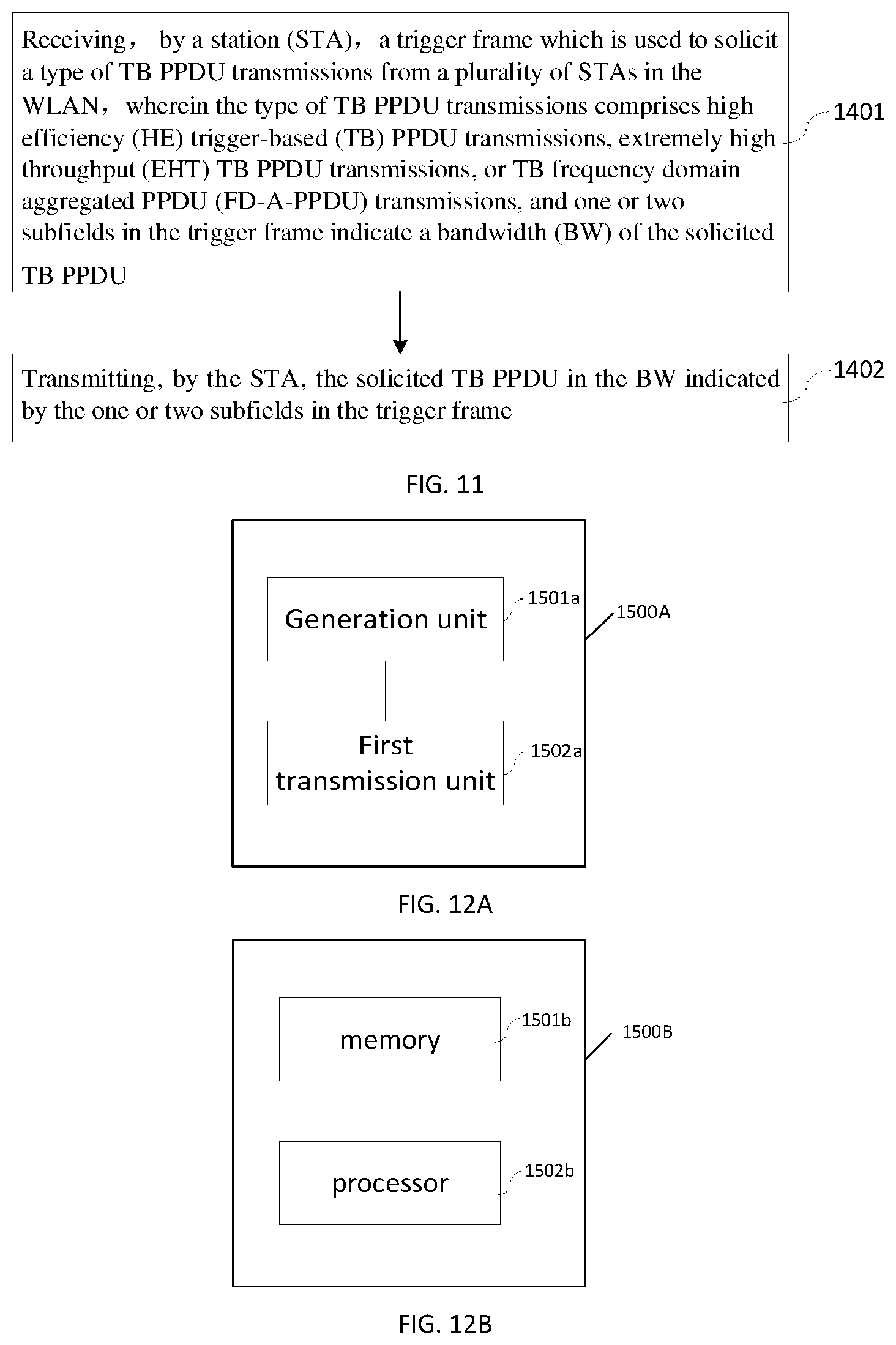 Patent US12588018 Figure 7 – Methods and apparatuses for soliciting trigger-based physical layer protocol data unit transmission in wireless local area network